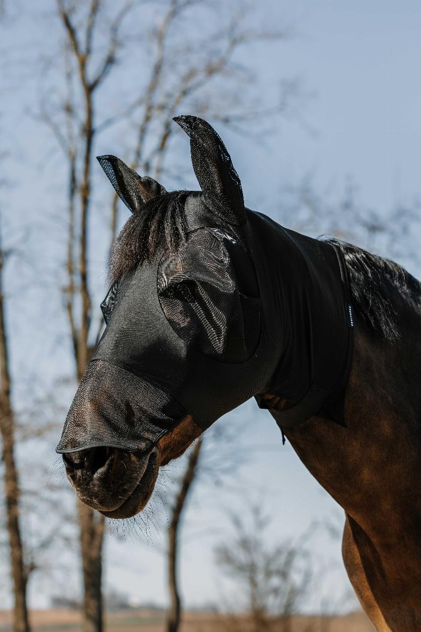 Equitheme Hood UV/Fly Hood Black