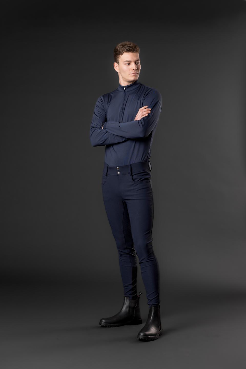 Equipage Men Steve Långärmad Tröja Navy (XS)