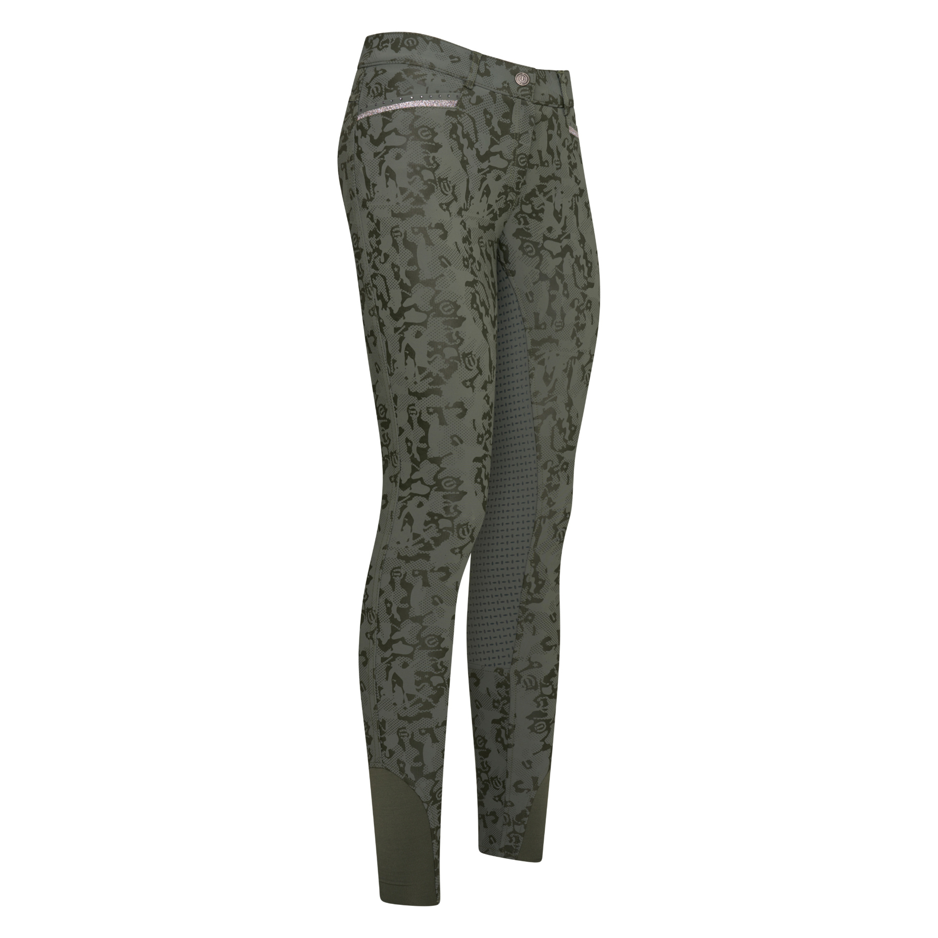 Imperial Riding Riding breeches El Capone FullGrip - Tonal Army aop