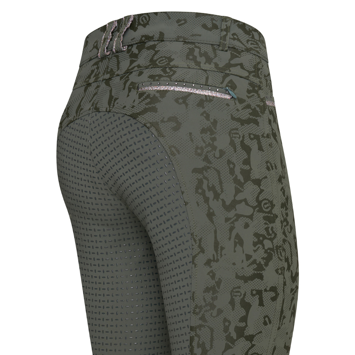 Imperial Riding Riding breeches El Capone FullGrip - Tonal Army aop - 3