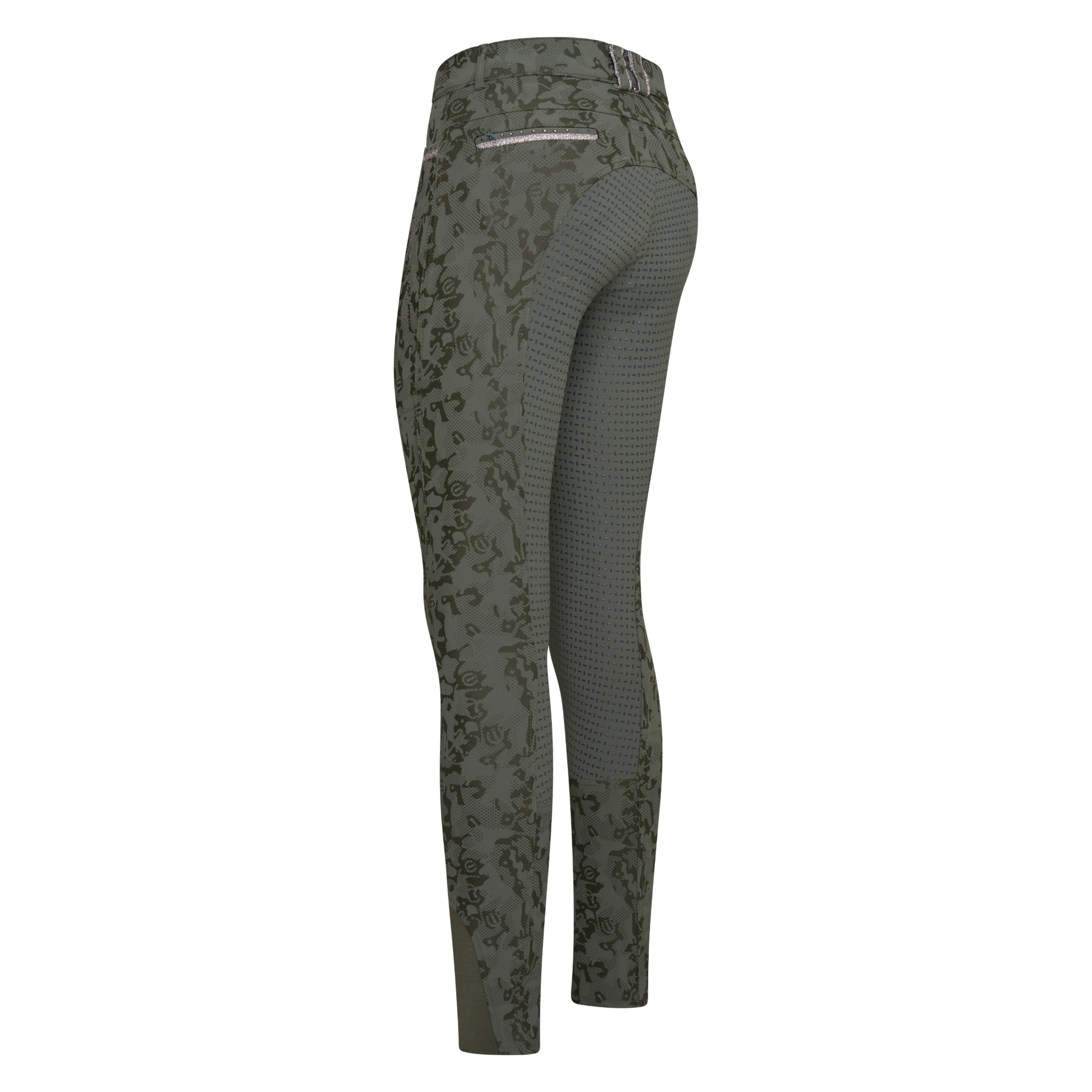 Imperial Riding Riding breeches El Capone FullGrip - Tonal Army aop - 2