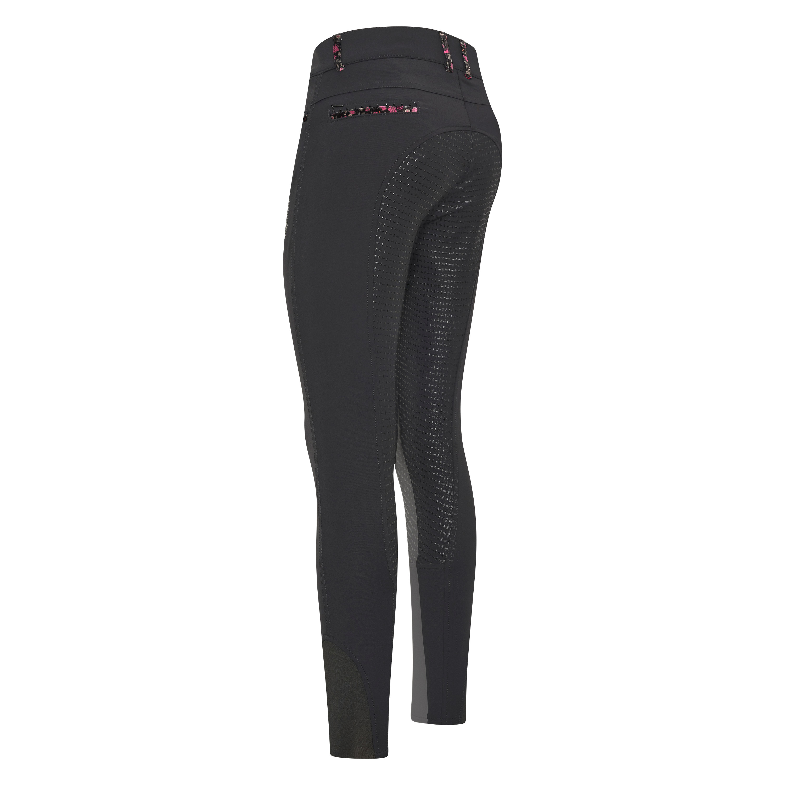 Imperial Riding Junior Riding breeches El Capone FullGrip - Black-Flower - 2