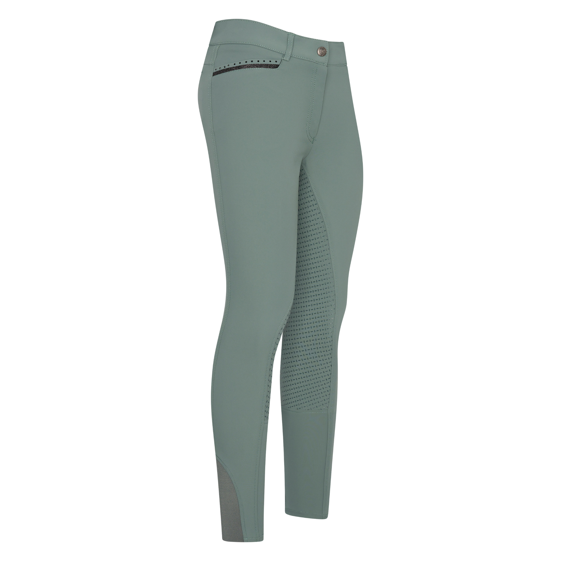 Imperial Riding Junior Riding breeches El Capone FullGrip - Dark sage