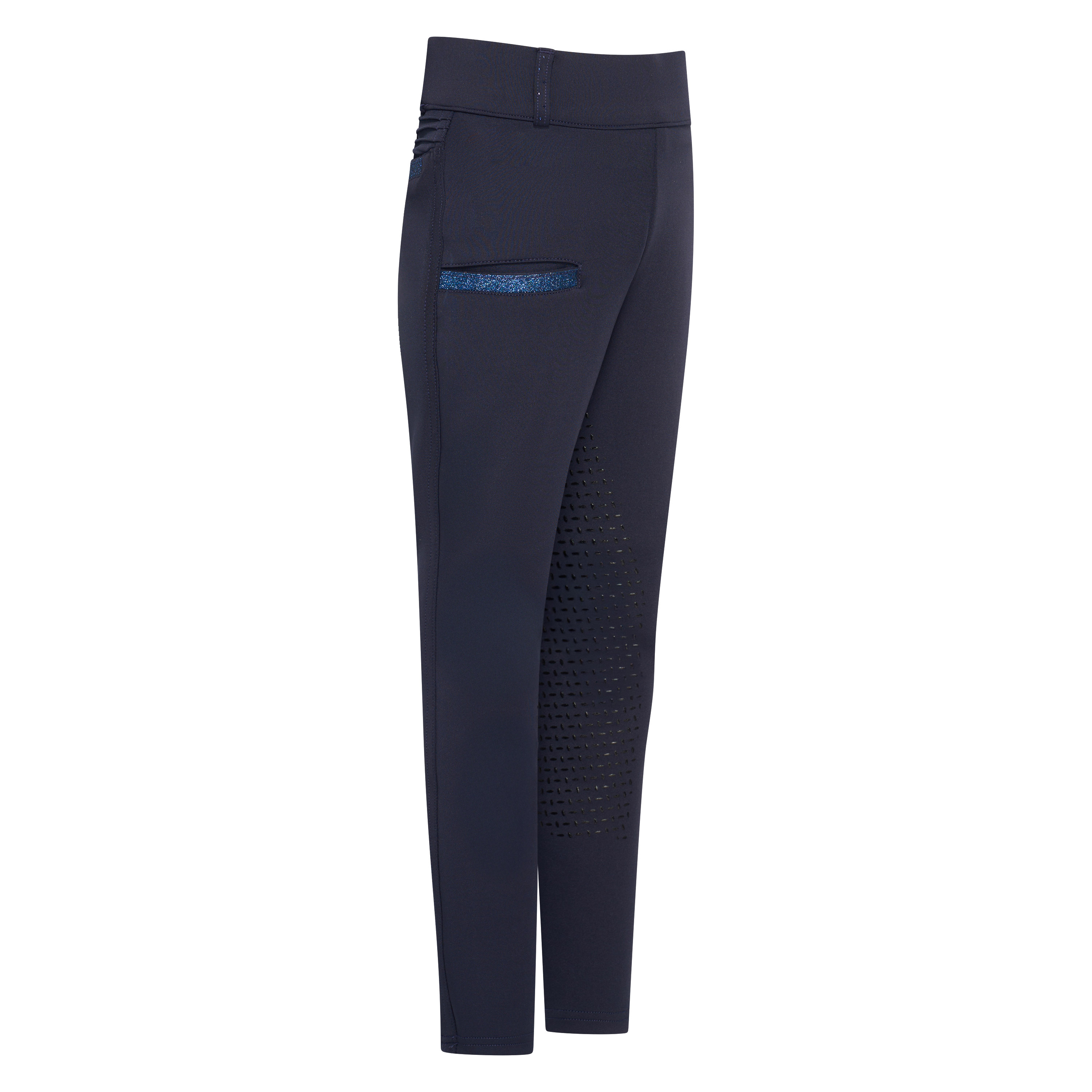 Imperial Riding Junior KIDS Riding tights Comfi Sparks summer FullGrip - Navy
