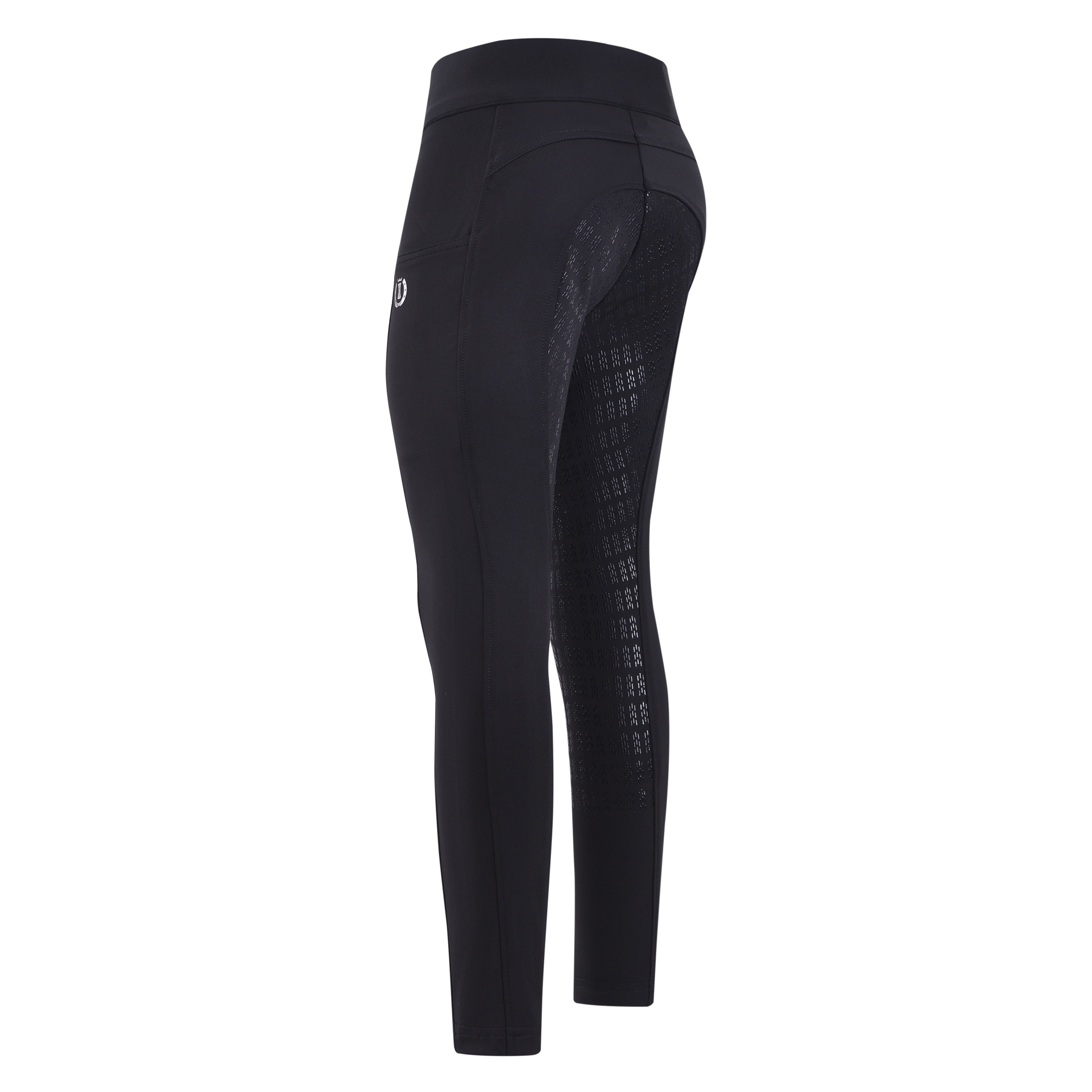 Imperial Riding Junior KIDS Riding tights Basic FullGrip - Black - 2