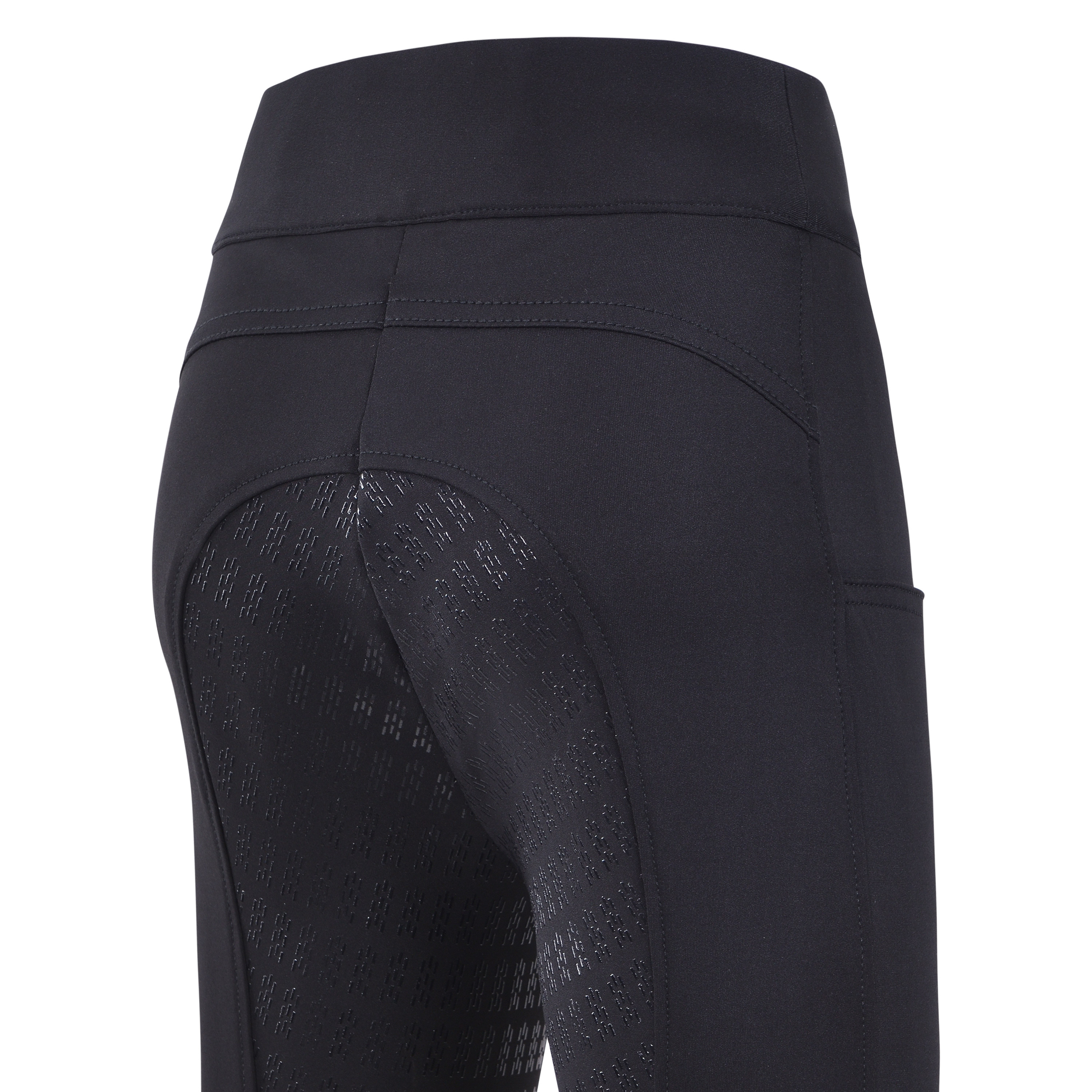 Imperial Riding Junior KIDS Riding tights Basic FullGrip - Black - 3