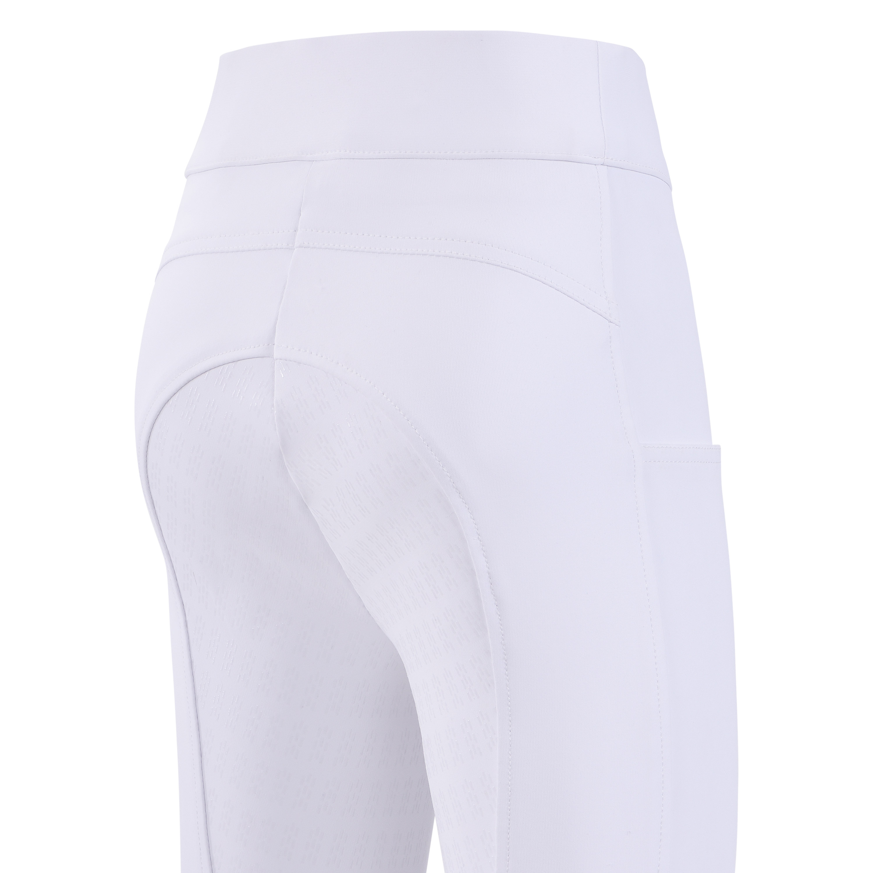 Imperial Riding Junior KIDS Riding tights Basic FullGrip - White - 3