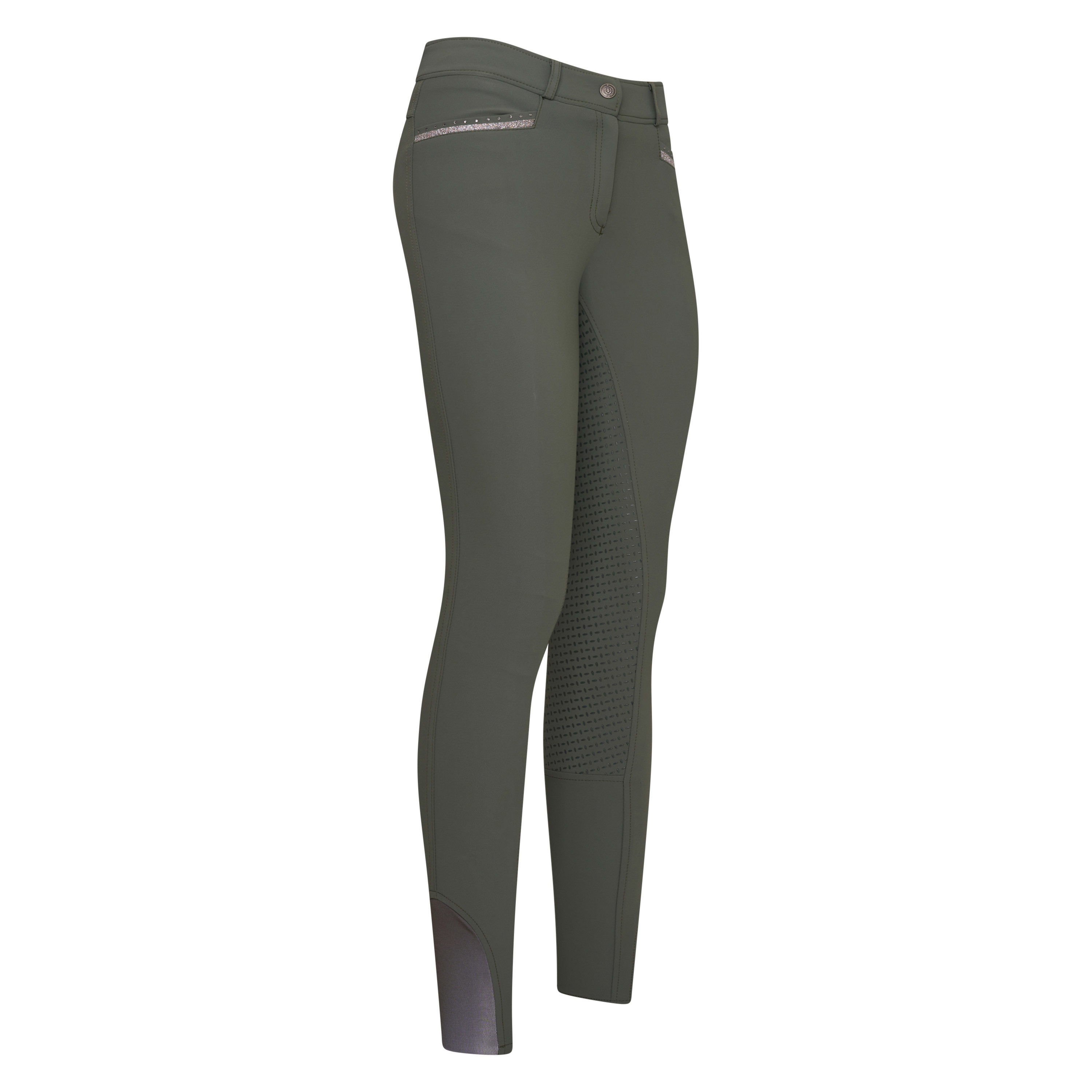 Imperial Riding Ridbyxor El Capone high waist FullGrip - Mörk oliv