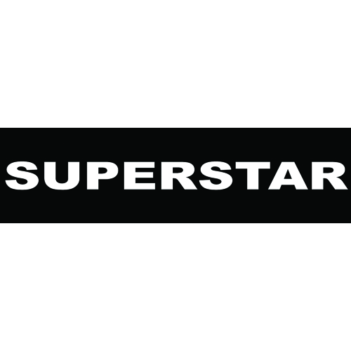 Superstar Velcro Patch, small, 110x30 mm