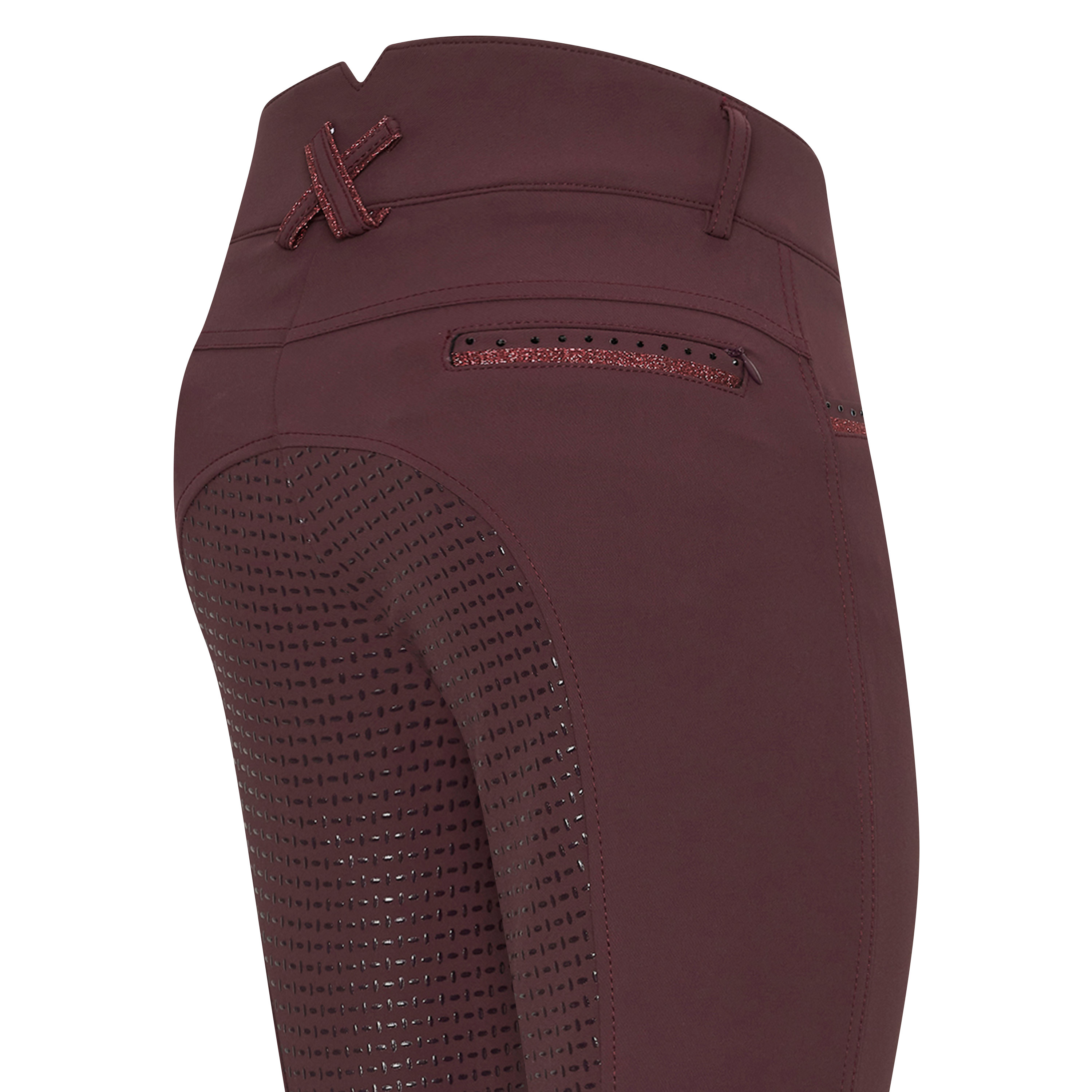 Imperial Riding Ridbyxor El Capone high waist FullGrip - Bordeaux - 3