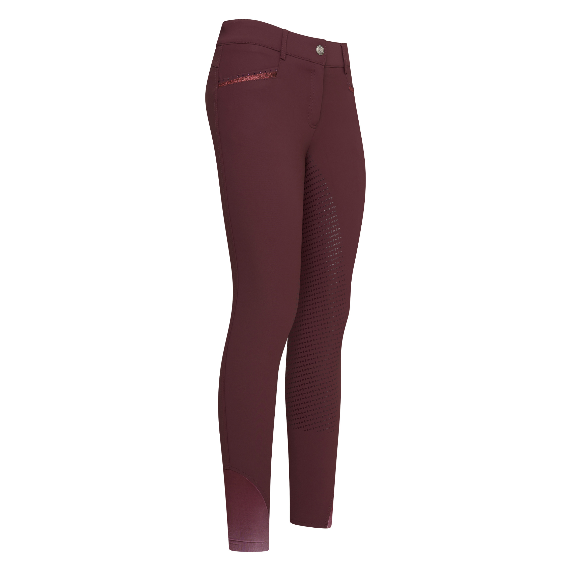 Imperial Riding Ridbyxor El Capone high waist FullGrip - Mörk blomma