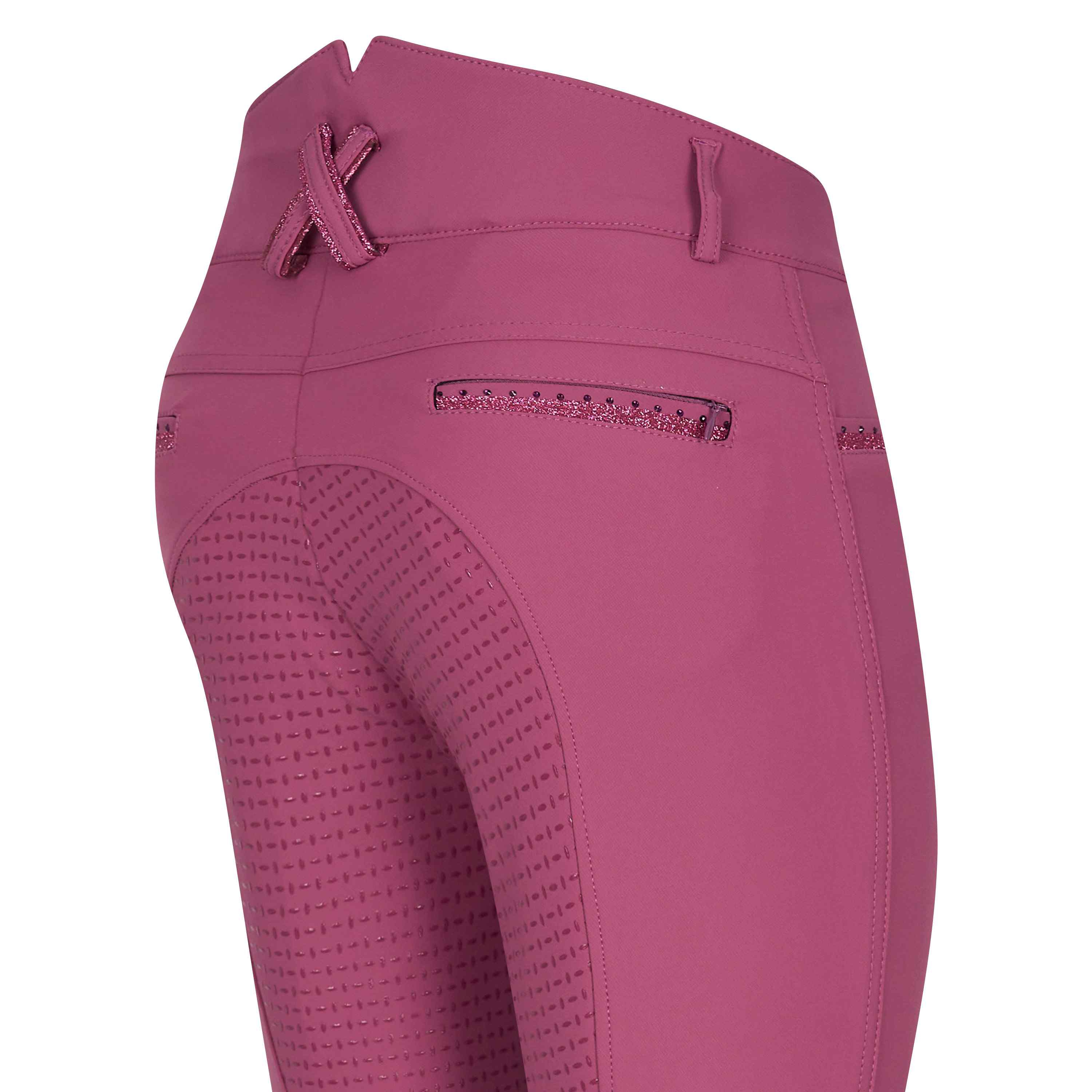 Imperial Riding Ridbyxor El Capone high waist FullGrip - Violett ros - 3