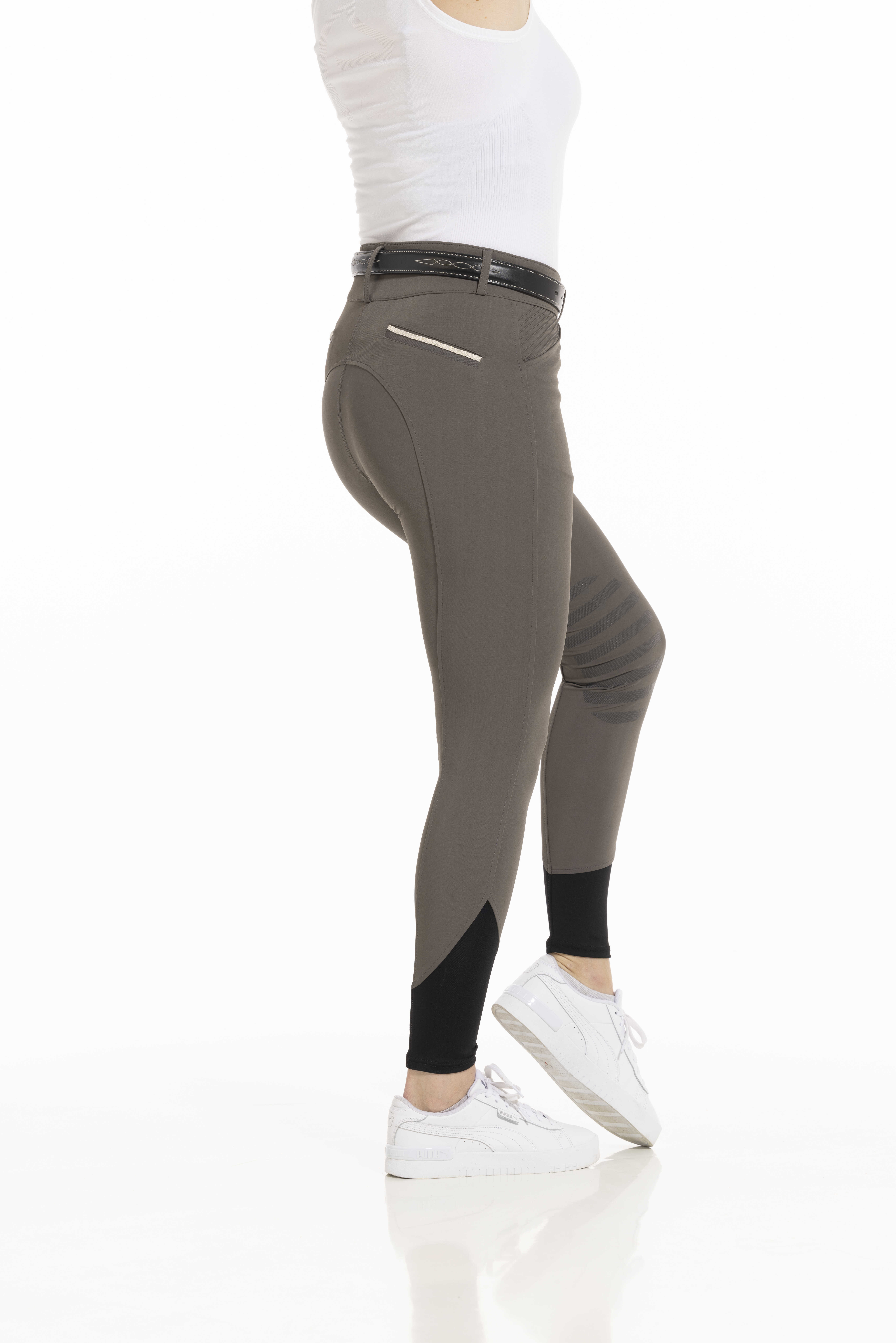 Equitheme Josephine Riding Breeches Taupe - 4