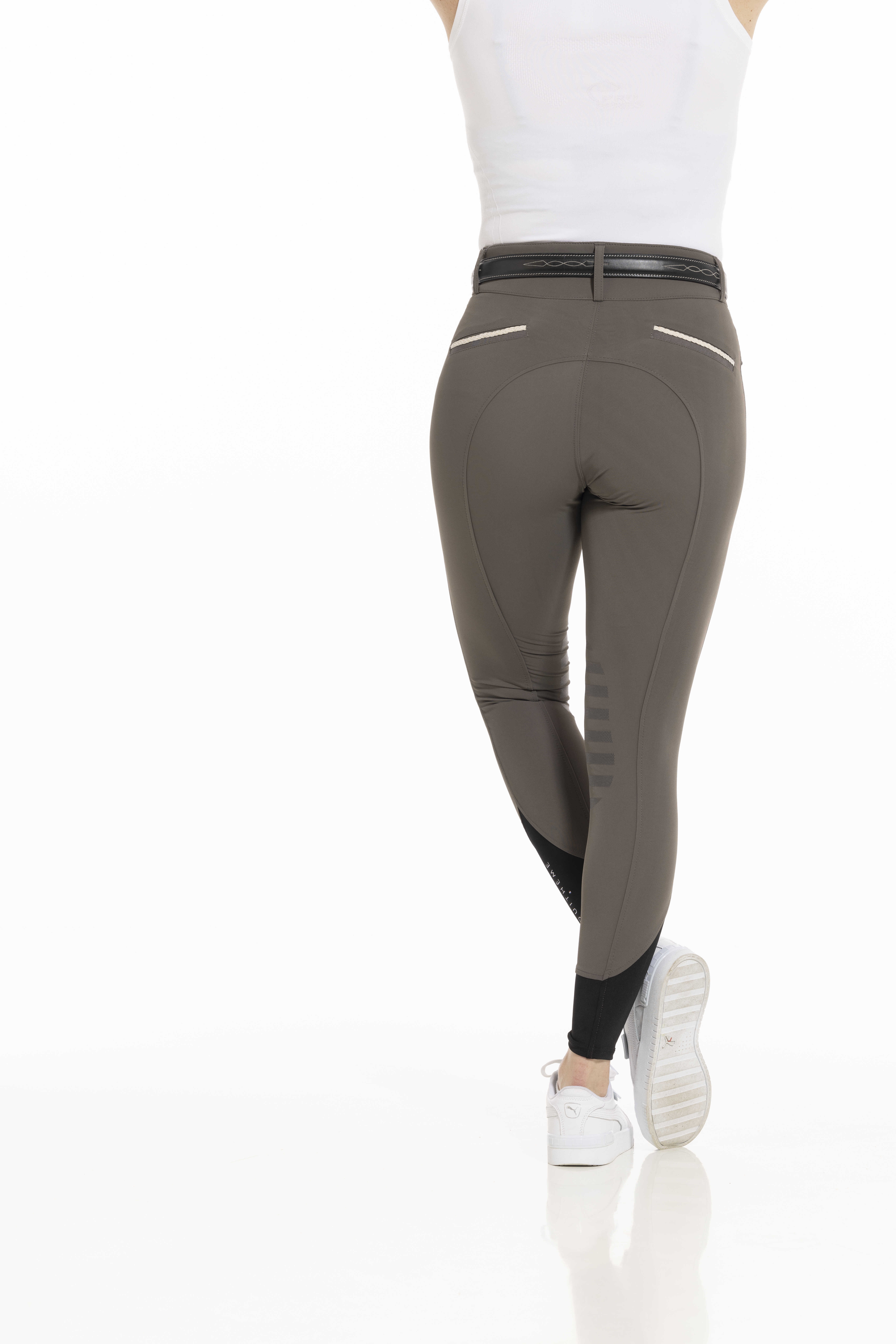 Equitheme Josephine Riding Breeches Taupe - 2
