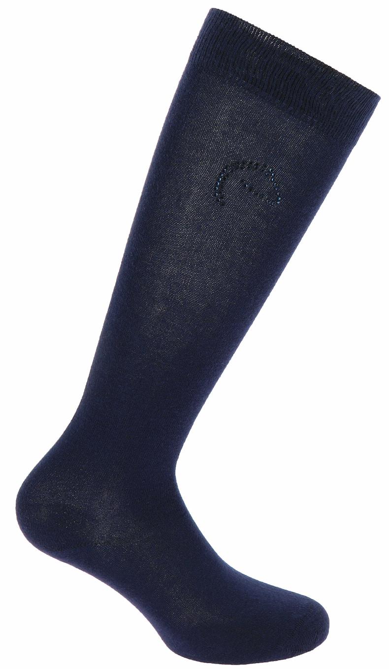 Equithème Logo Ridstrumpor Navy (35/38)