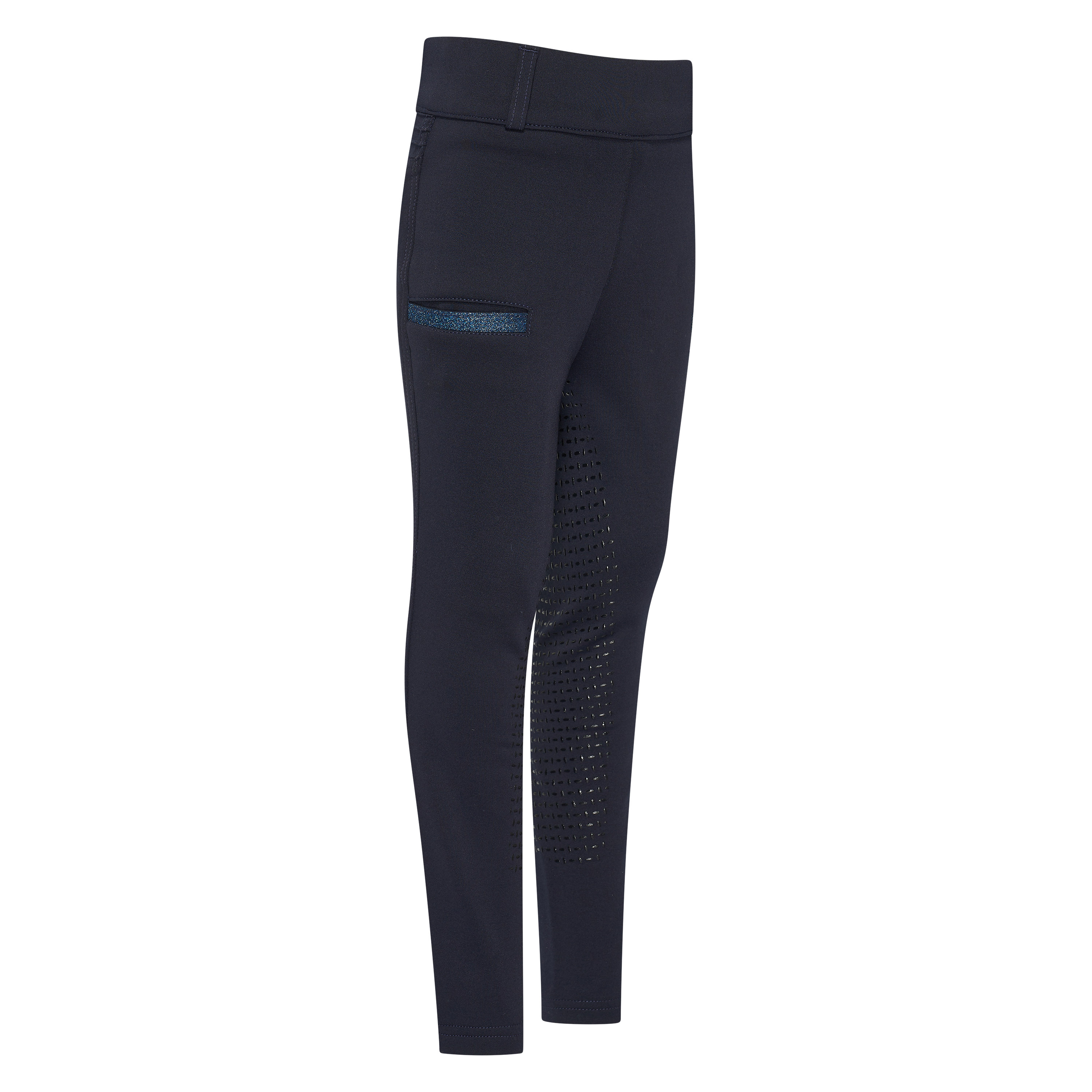 Imperial Riding Junior KIDS Riding tights Comfi Sparks Winter FullGrip - Navy