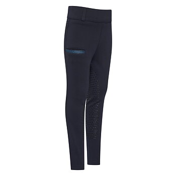 Imperial Riding Junior KIDS Riding tights Comfi Sparks Winter FullGrip - Navy