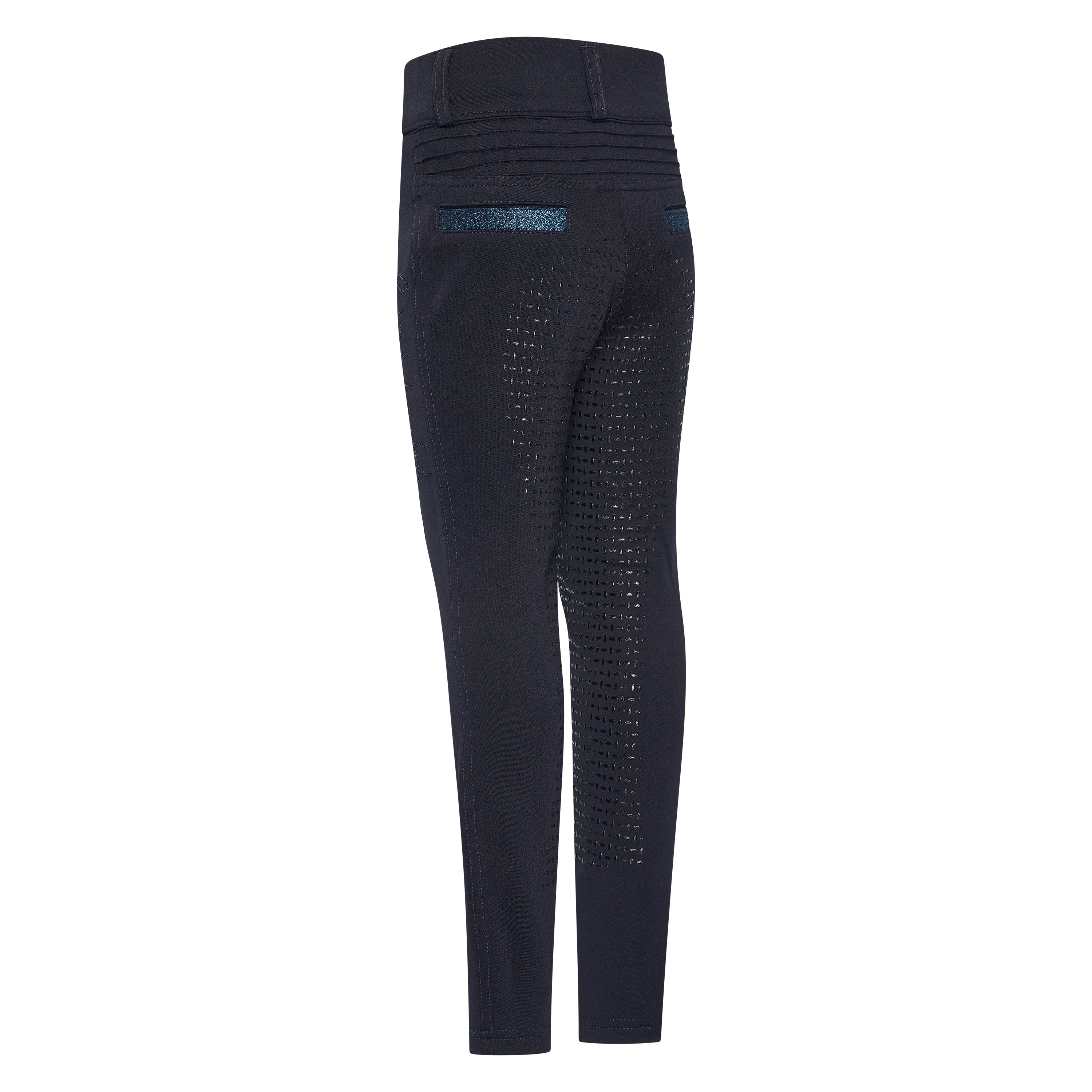 Imperial Riding Junior KIDS Riding tights Comfi Sparks Winter FullGrip - Navy - 2