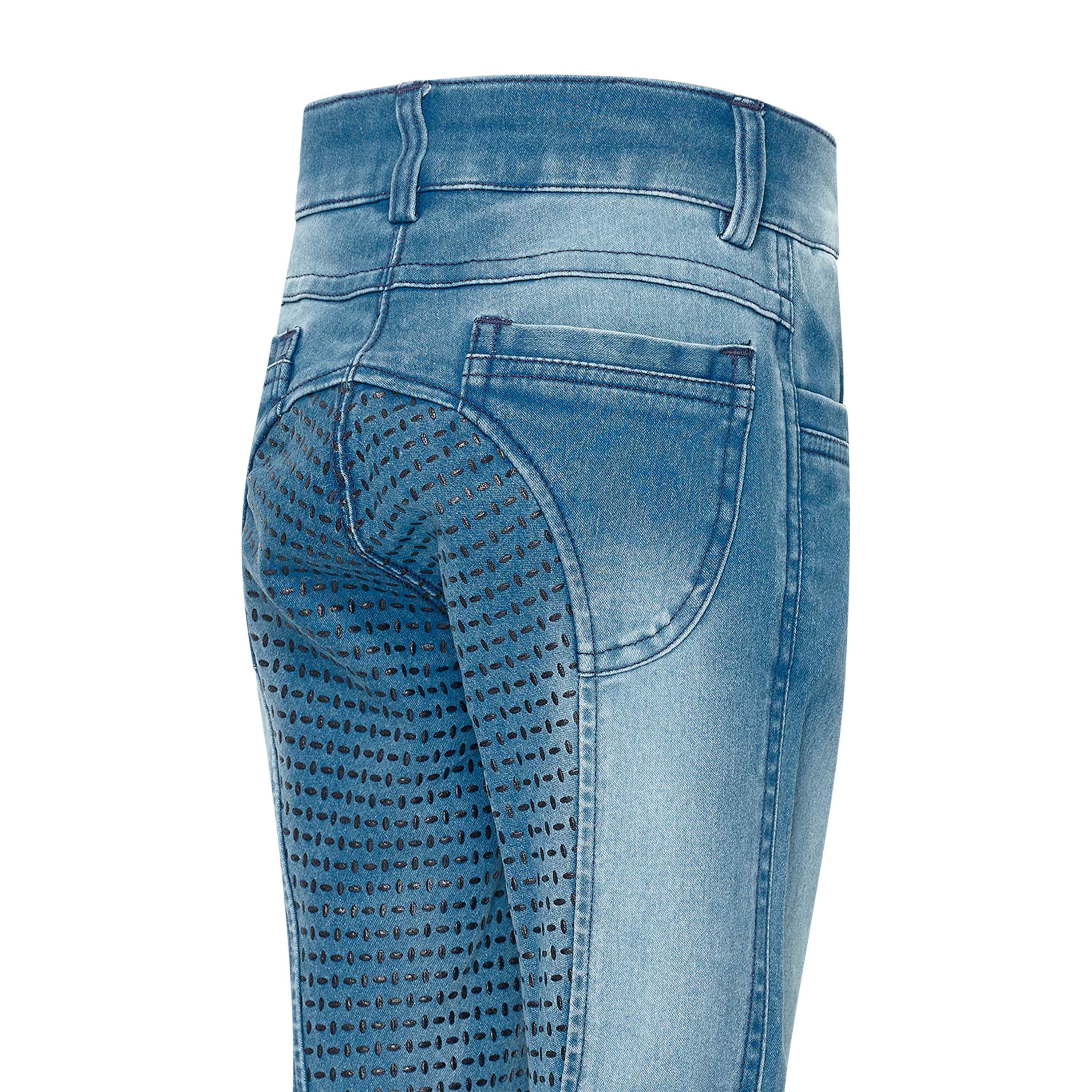 Imperial Riding Junior KIDS Riding breech Donny - Lightblue Denim - 3