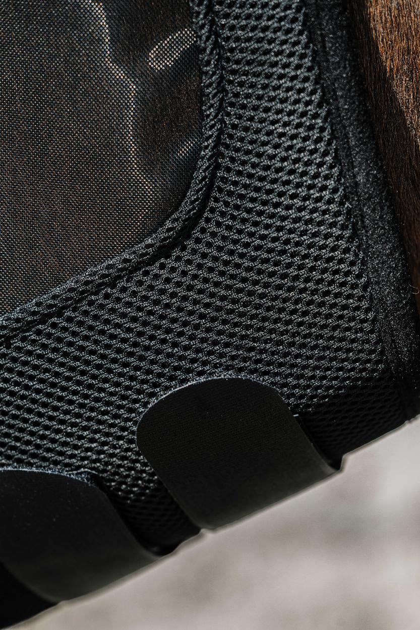 Equitheme Mesh UV/Fly Hood with Nose Black - 2