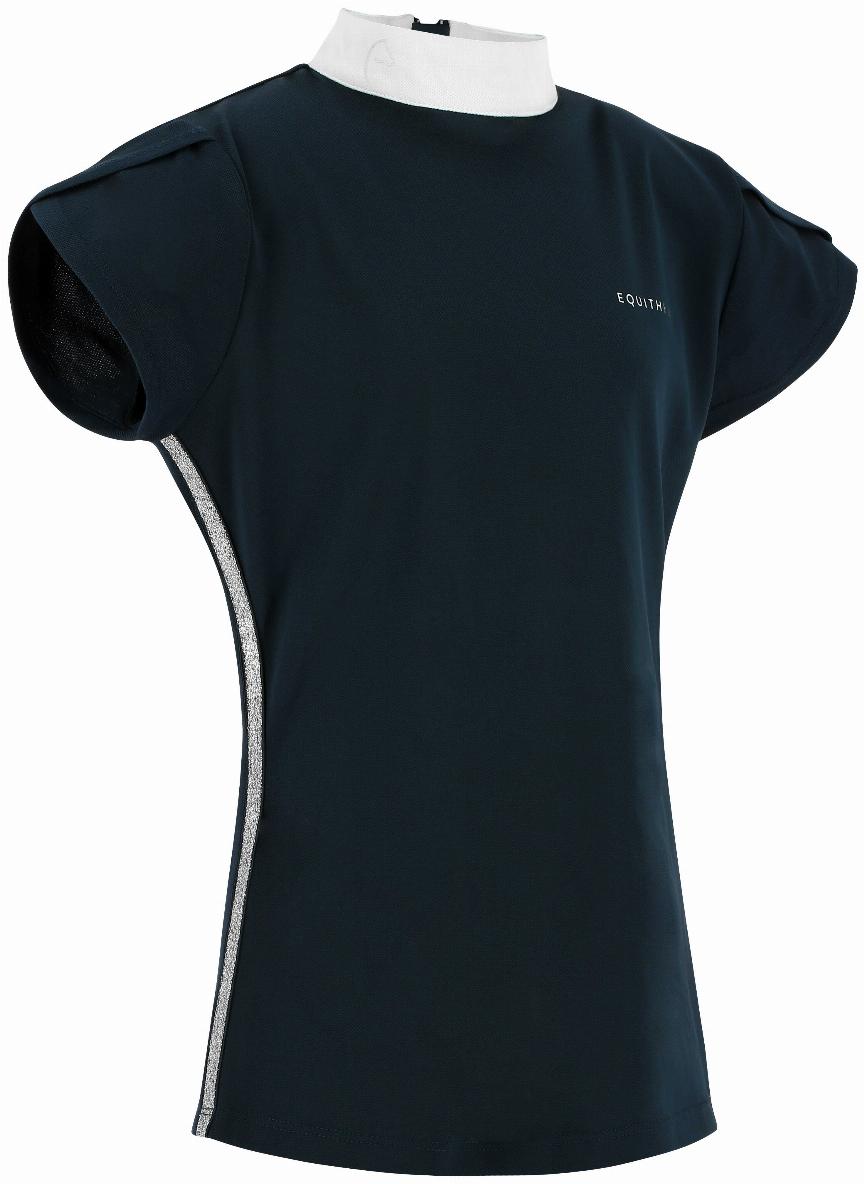 Equitheme Kids Ocala Polo Competition Top Navy blue