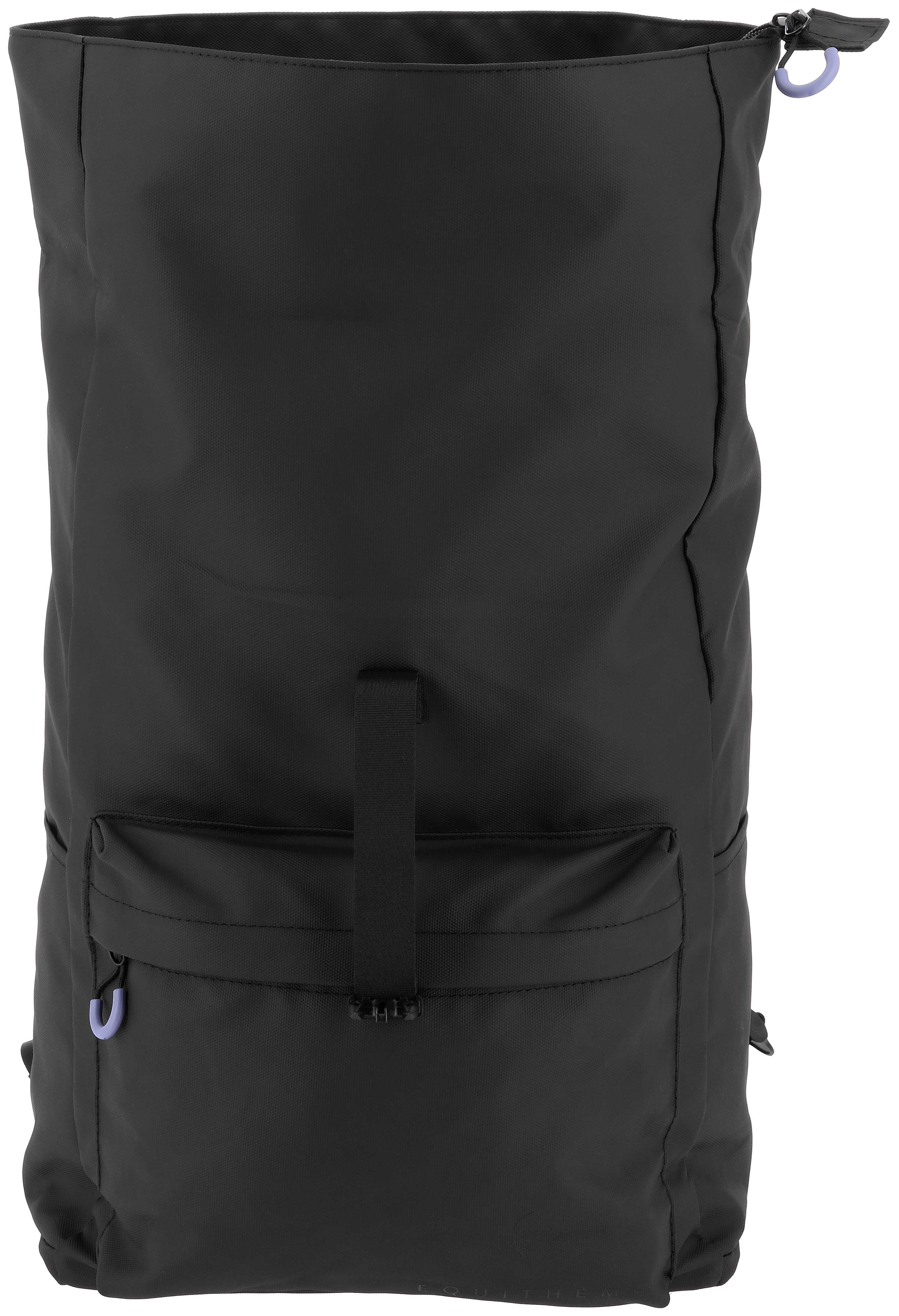 Equitheme Roll-top Urban Backpack Black - 4