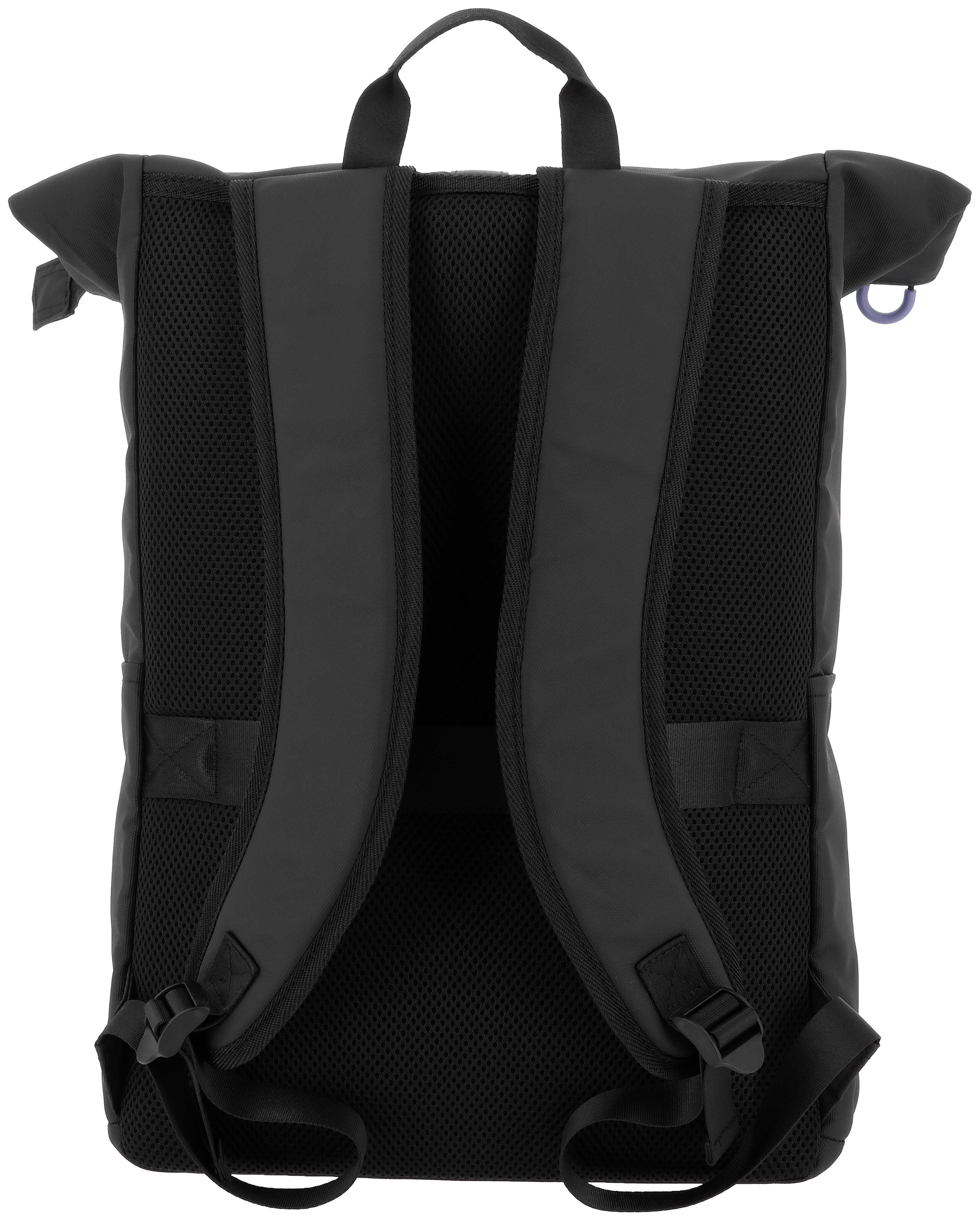 Equitheme Roll-top Urban Backpack Black - 3