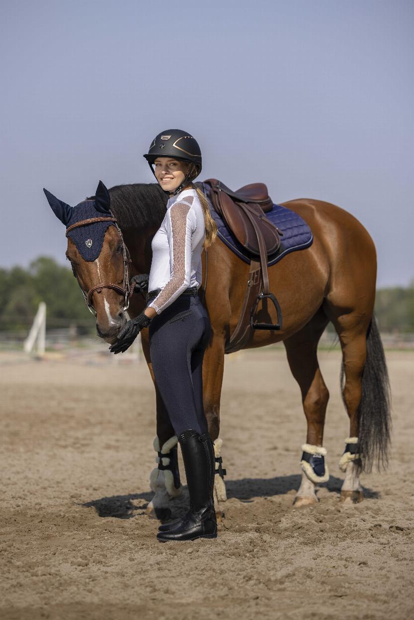 Equithème Safir Ridbyxor Navy/Svart (34)