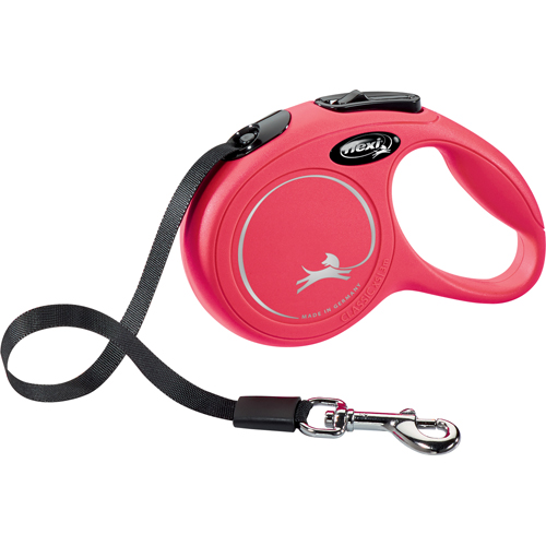 FLEXI New Classic XS Leash, 3 m, Red