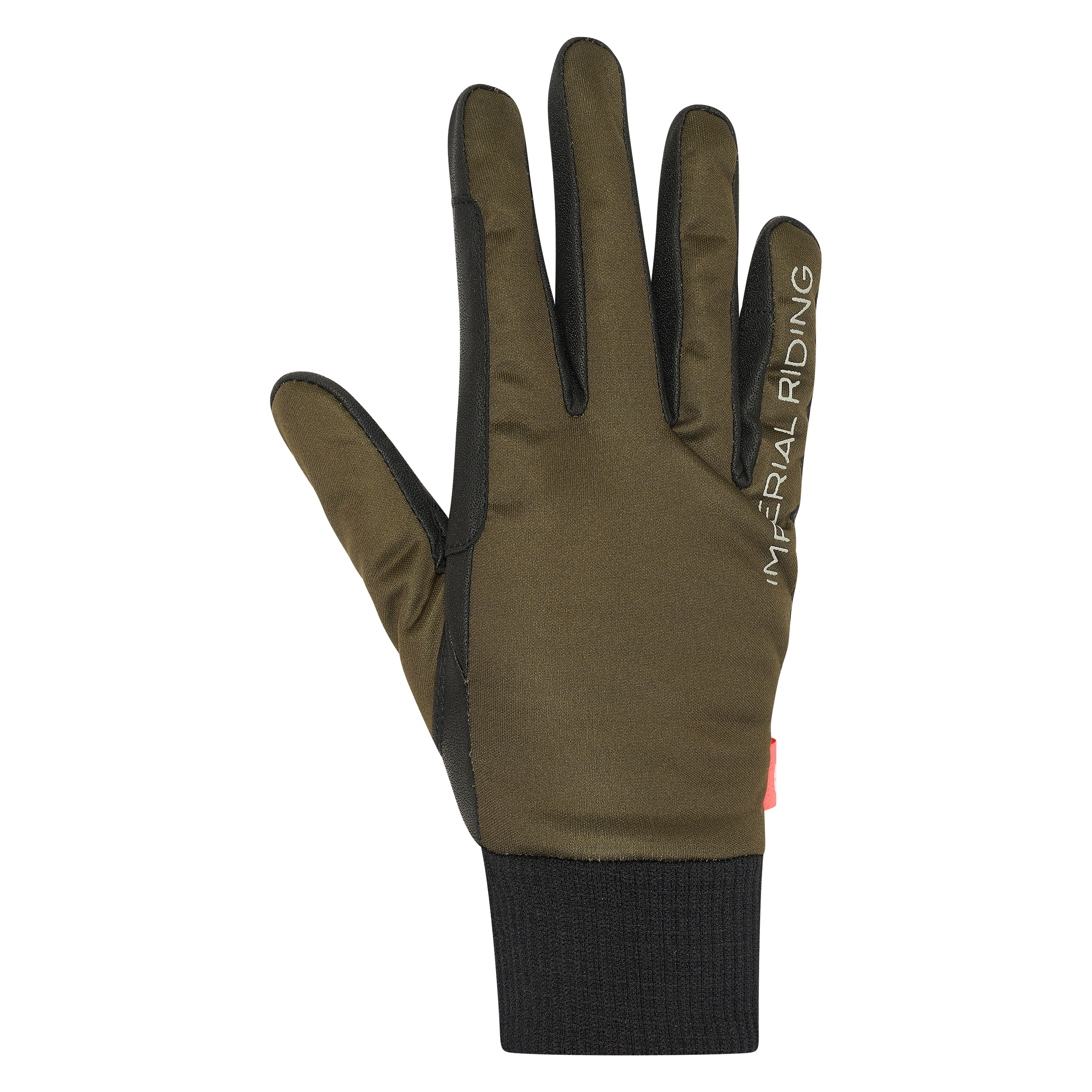 Imperial Riding Junior KIDS Gloves Hide & Shine - Olive green - 3