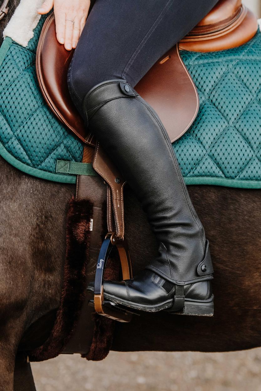 Equithème Select Shortchaps, Short Svart