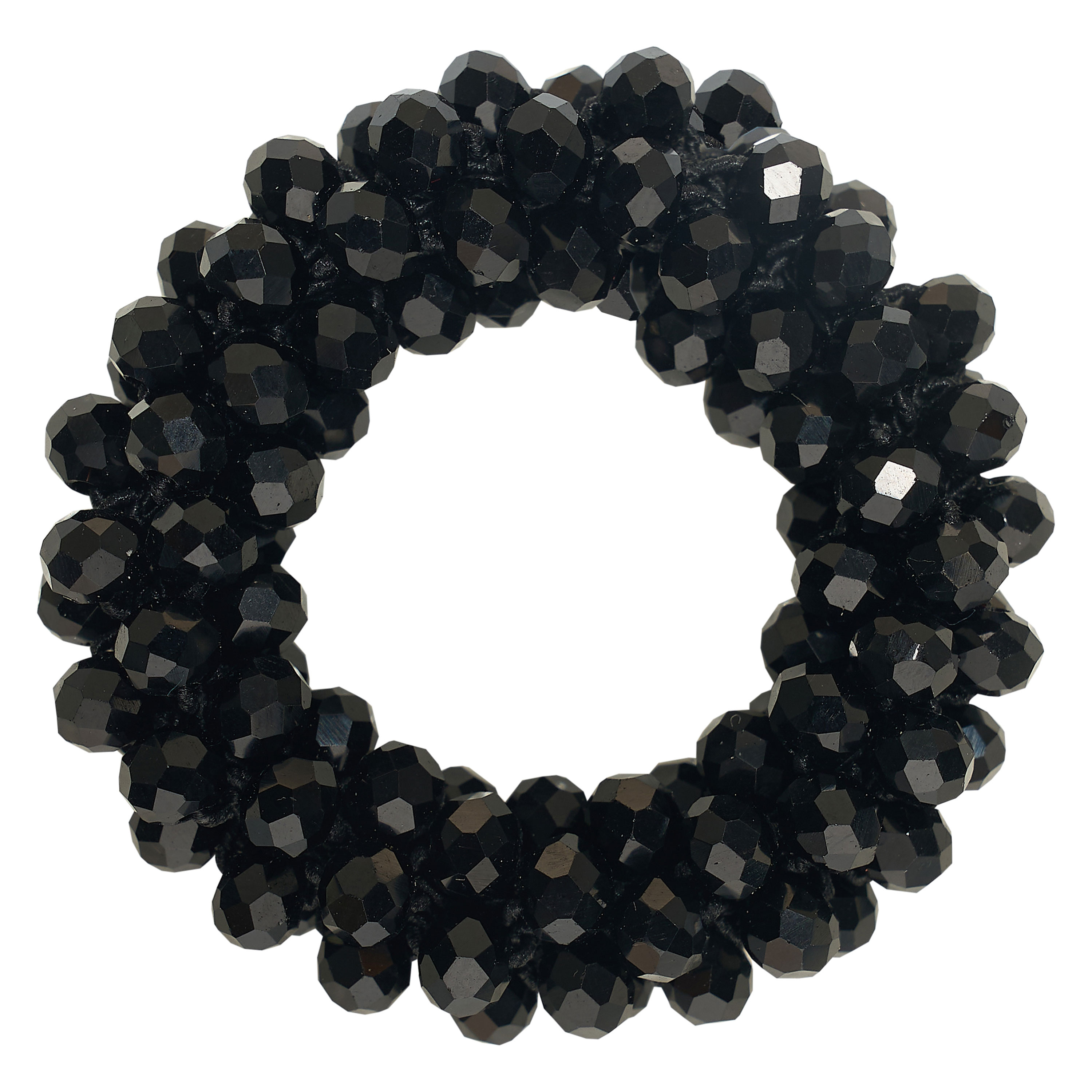 Imperial Riding Horse mane knot elastic , set of 12 - Black - 2