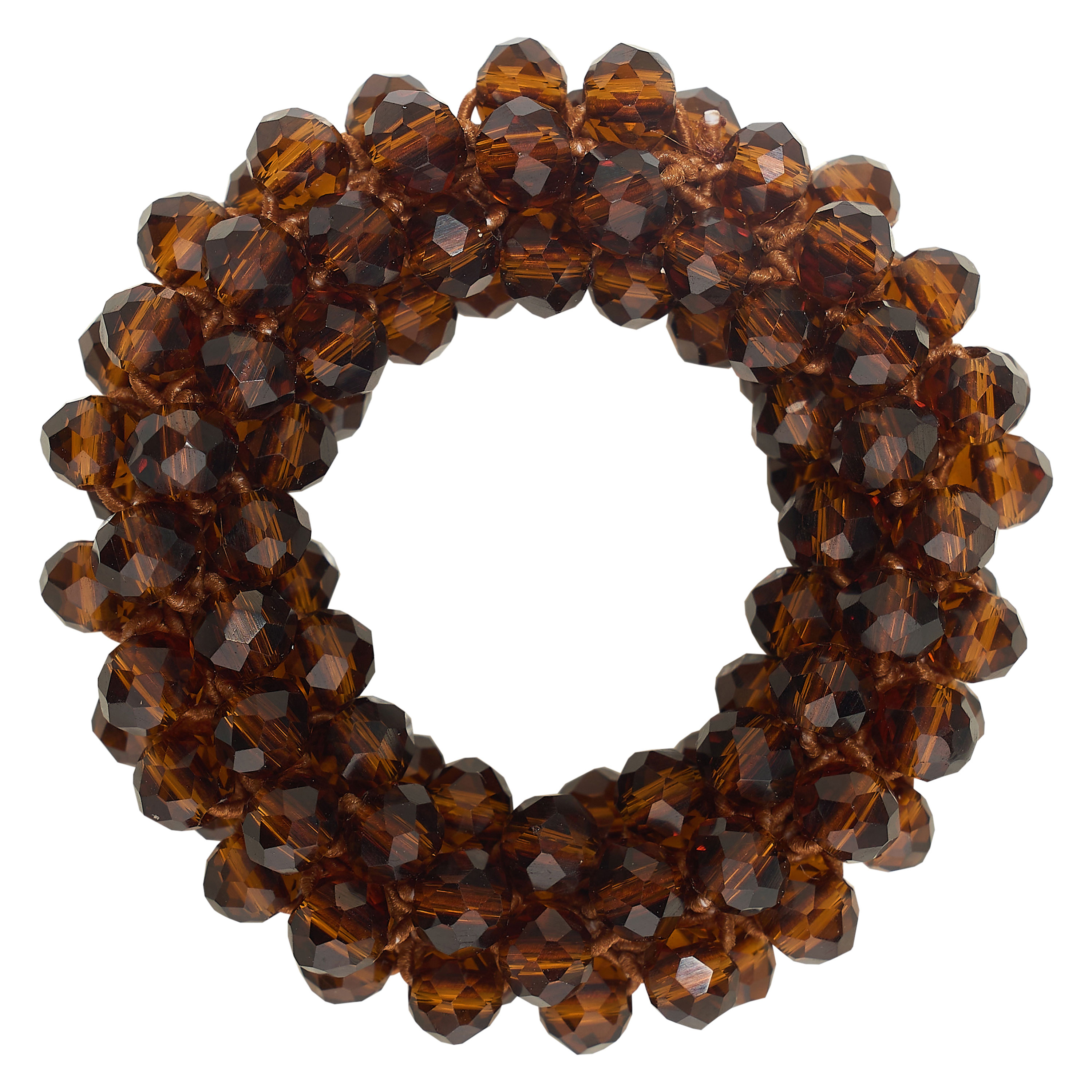 Imperial Riding Horse mane knot elastic , set of 12 - Dark brown - 2