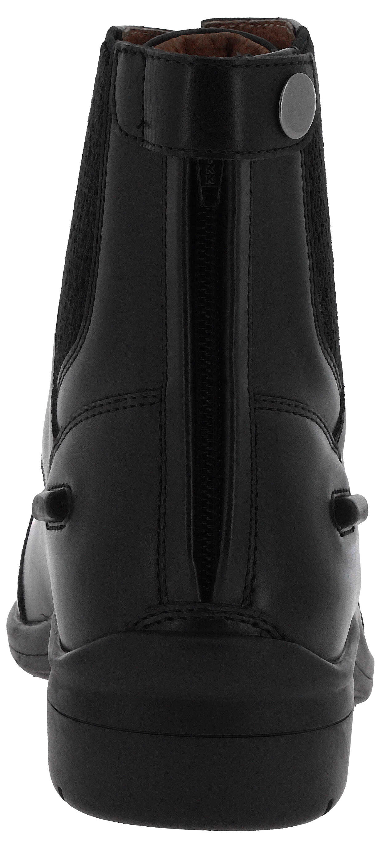 Equitheme Sportliche Reitschuhe mit Schnürsenkeln und Reißverschluss Schwarz - 9
