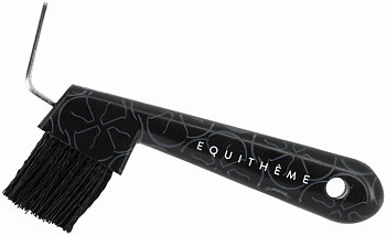 Equitheme Studies Hoof Pick Black