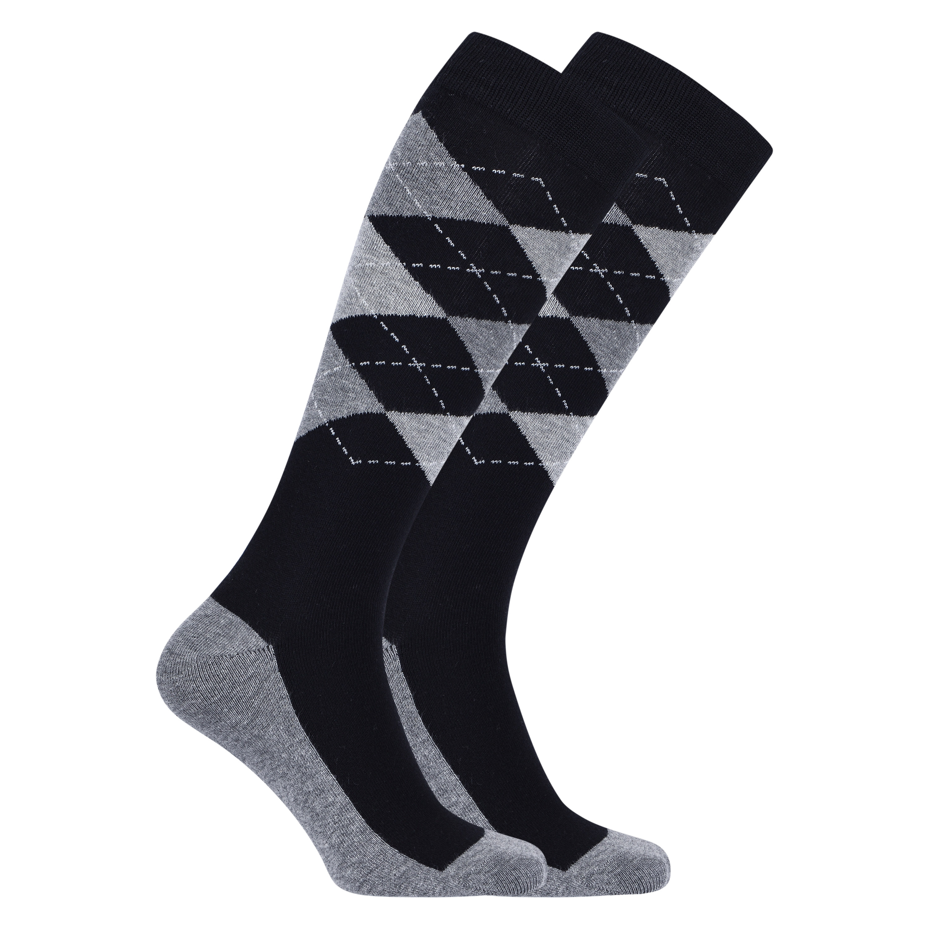 Imperial Riding Socks Queen of Diamonds - Black
