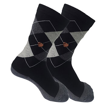 Imperial Riding KIDS Socks Queen of Diamonds - Black