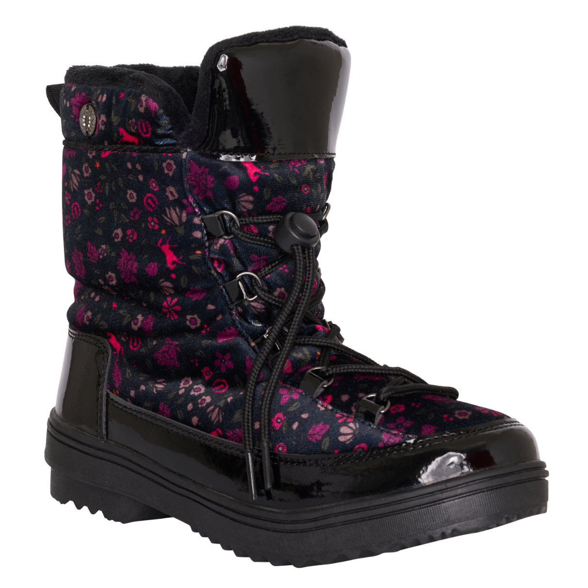 Imperial Riding Talvisaappaat Flowerbomb AOP - Musta