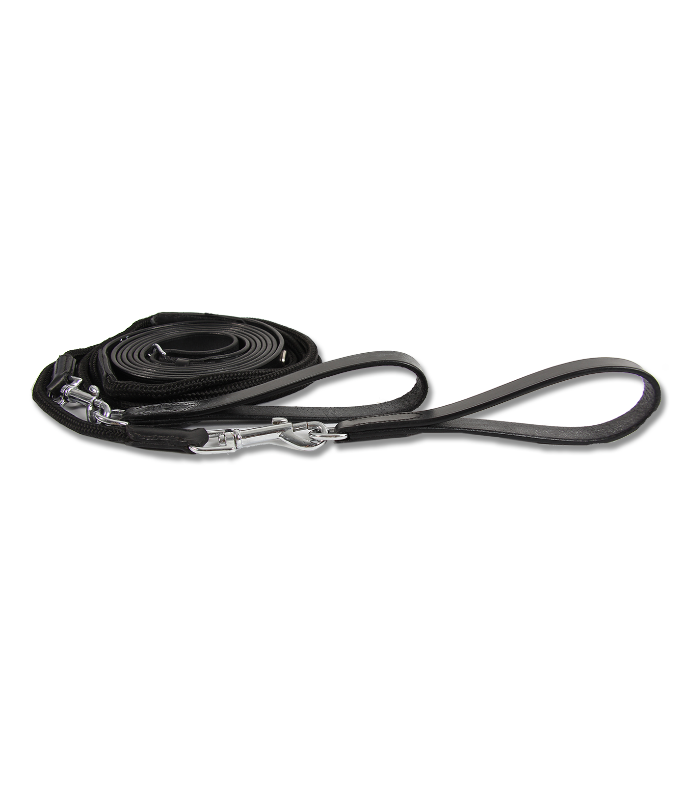 Waldhausen X-Line Draw Reins two-piece black
