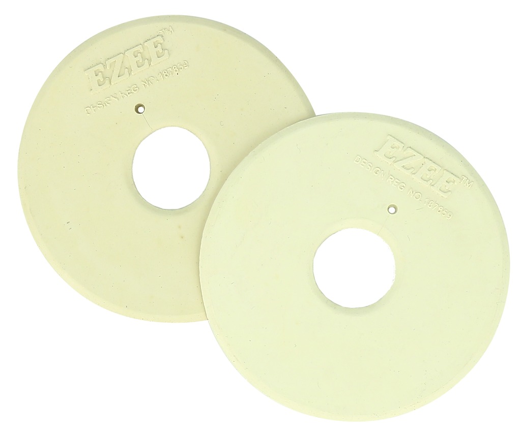 NORTON Puoliavonaiset Kumitutit Valkoinen - Full size 2 pcs