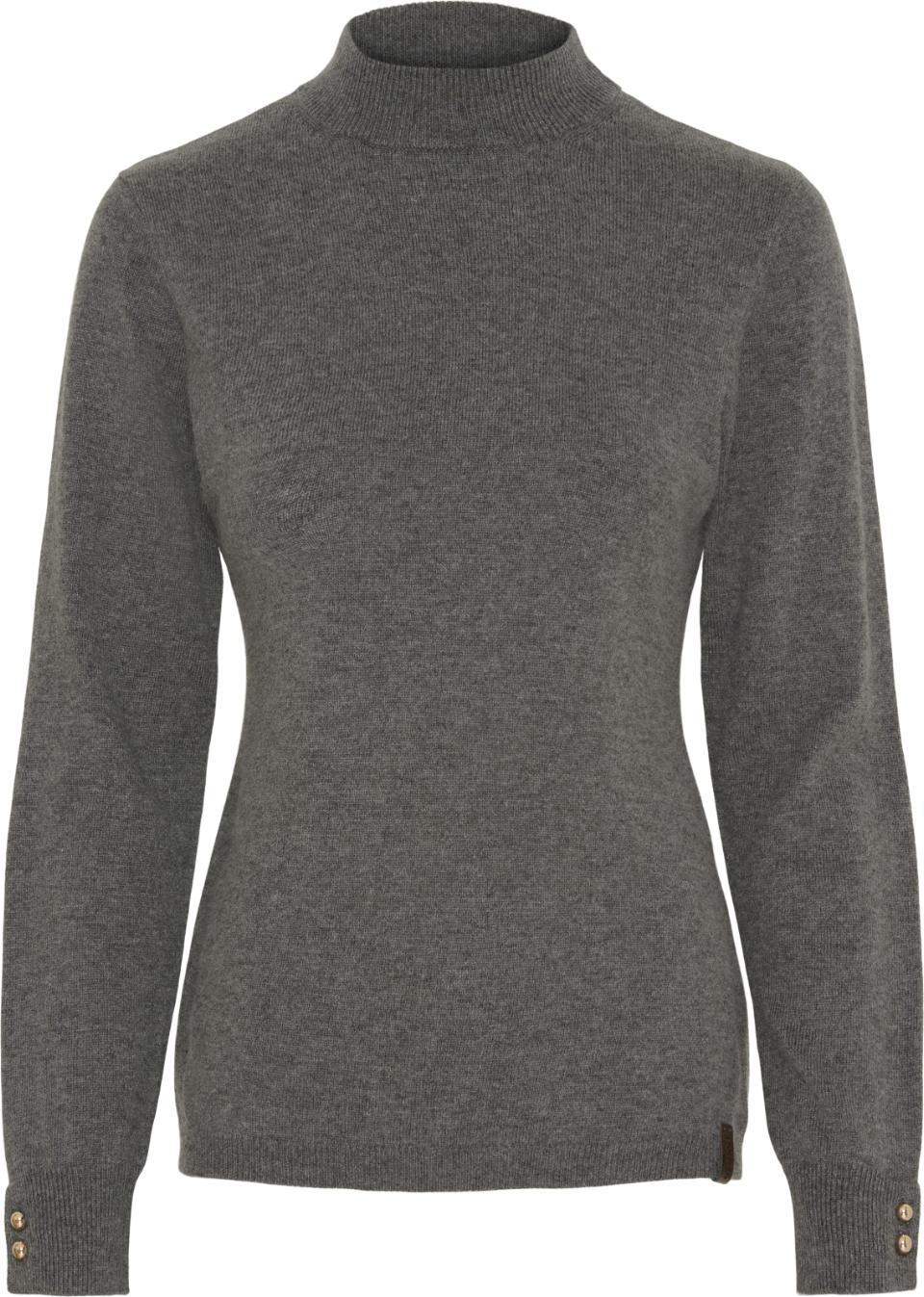 Catago Ava Mohair Pullover Grau Melange (2XL)