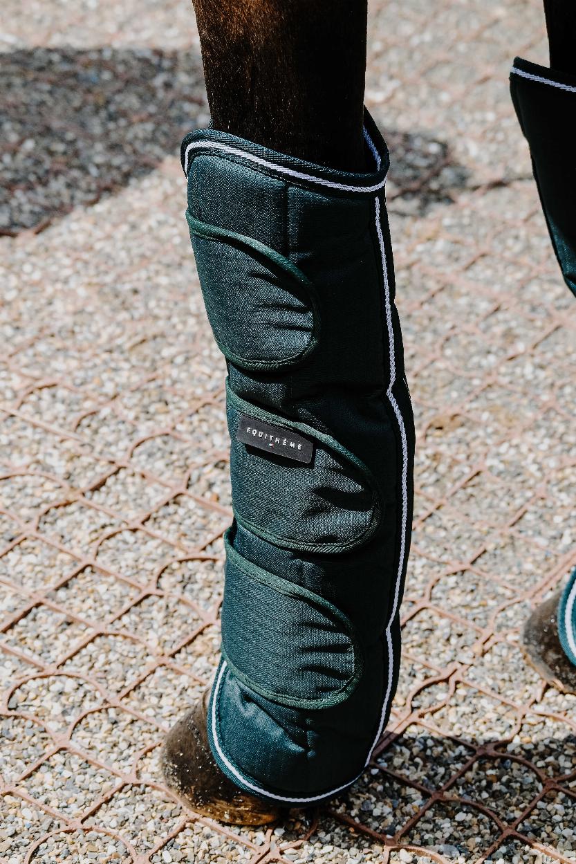 Equitheme Tyrex 600 D Transport Boots Green - 2