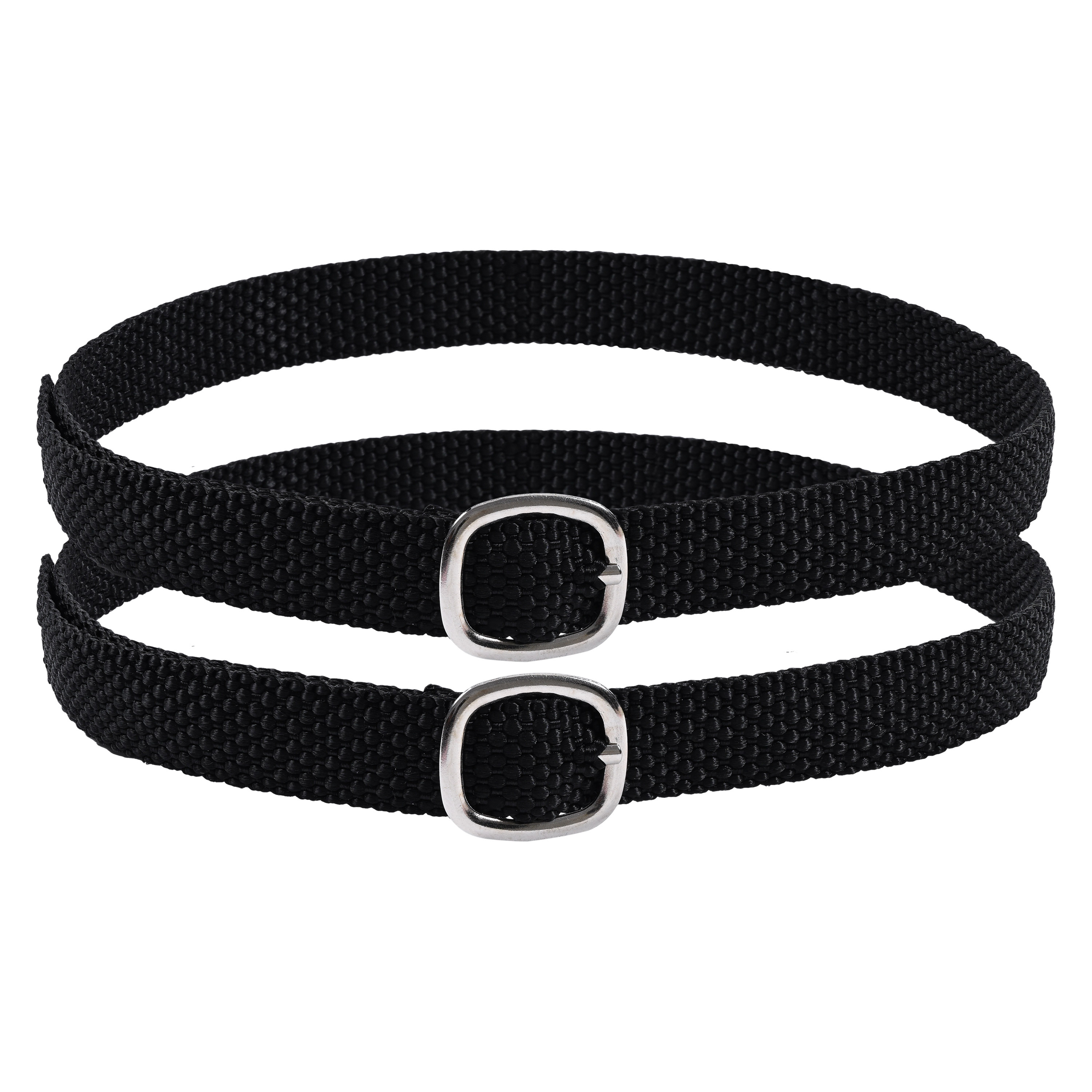 Imperial Riding Spurstraps Basic nylon and braided - Black