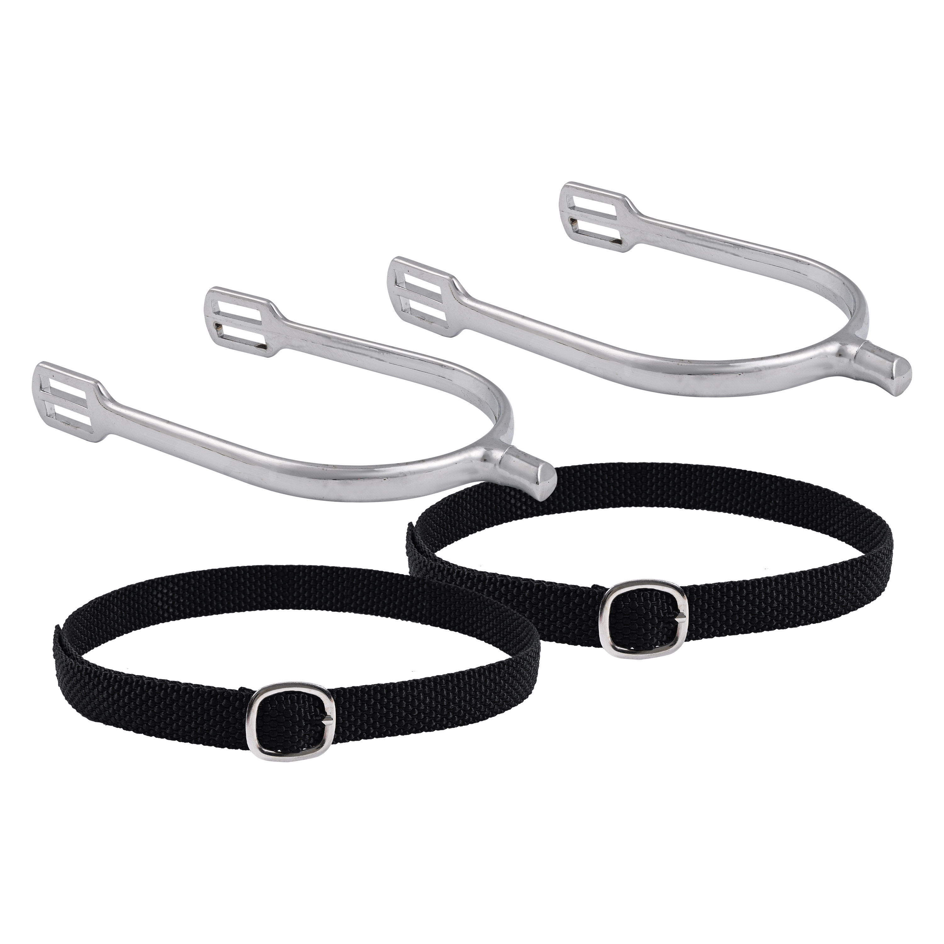 Imperial Riding MENS Spurs Basic 15mm square - Silver
