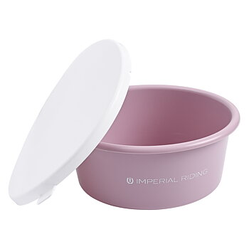 Imperial Riding Feeding Bowl with Lid 6L Basic - Mauve