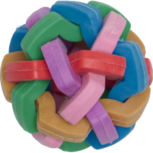 Companion Rainbow Rubber Ball Petster