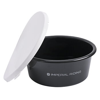Imperial Riding Feeding Bowl with Lid 6L Basic - Black