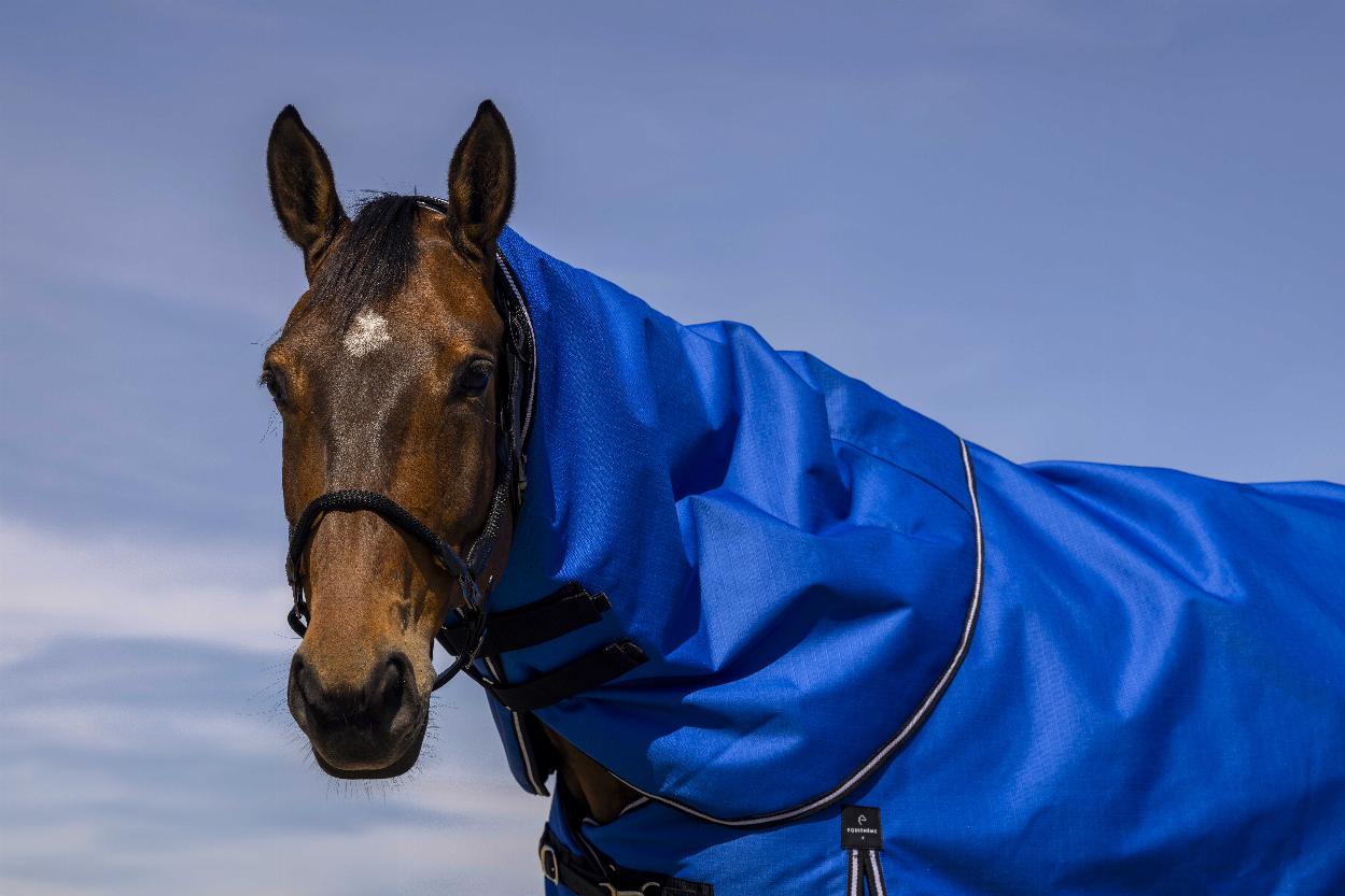 Equithème Tyrex Aisance 1200 D Lös Halsdel, 0 g Kungsblå (Full)