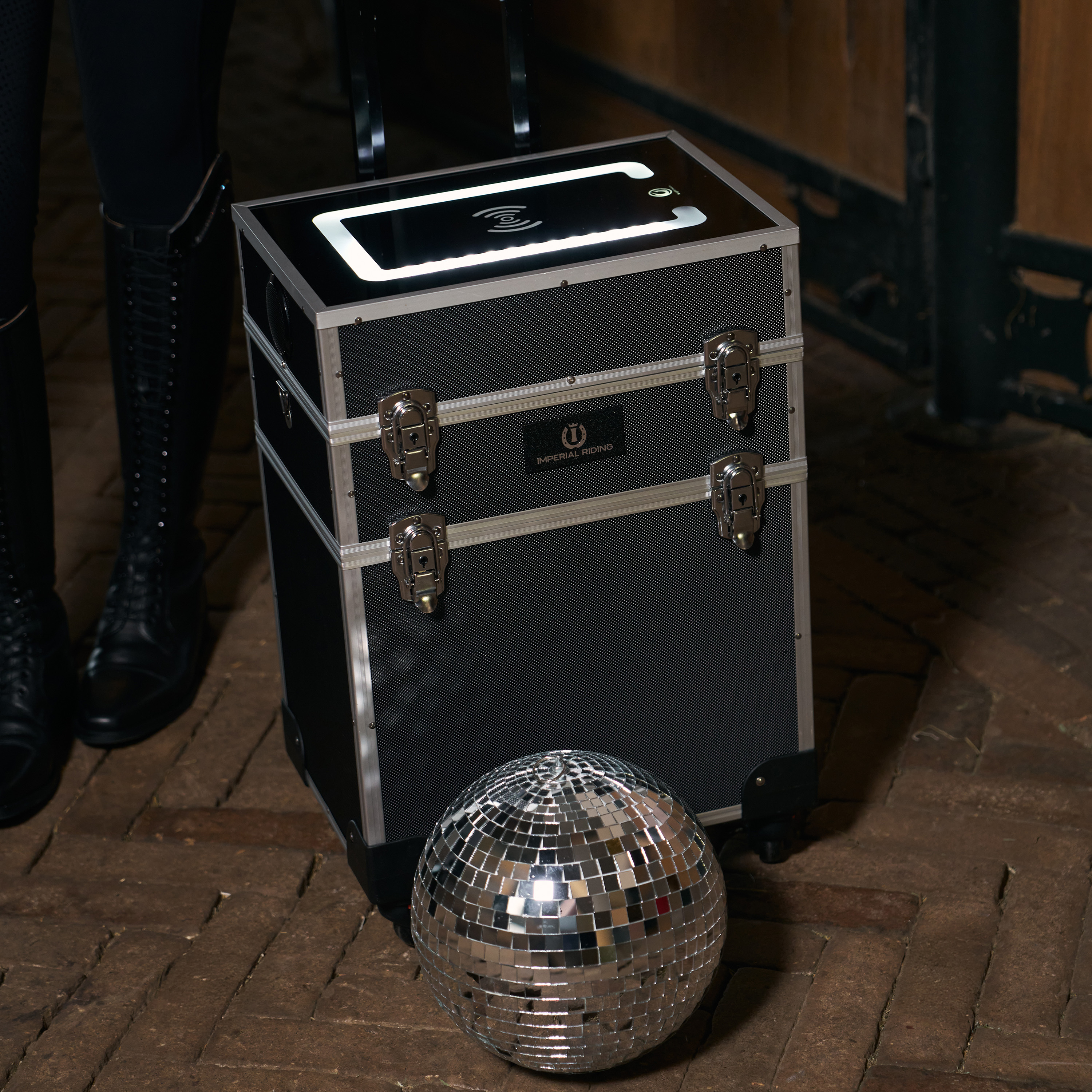 Imperial Riding Grooming box Disco - Black - 5
