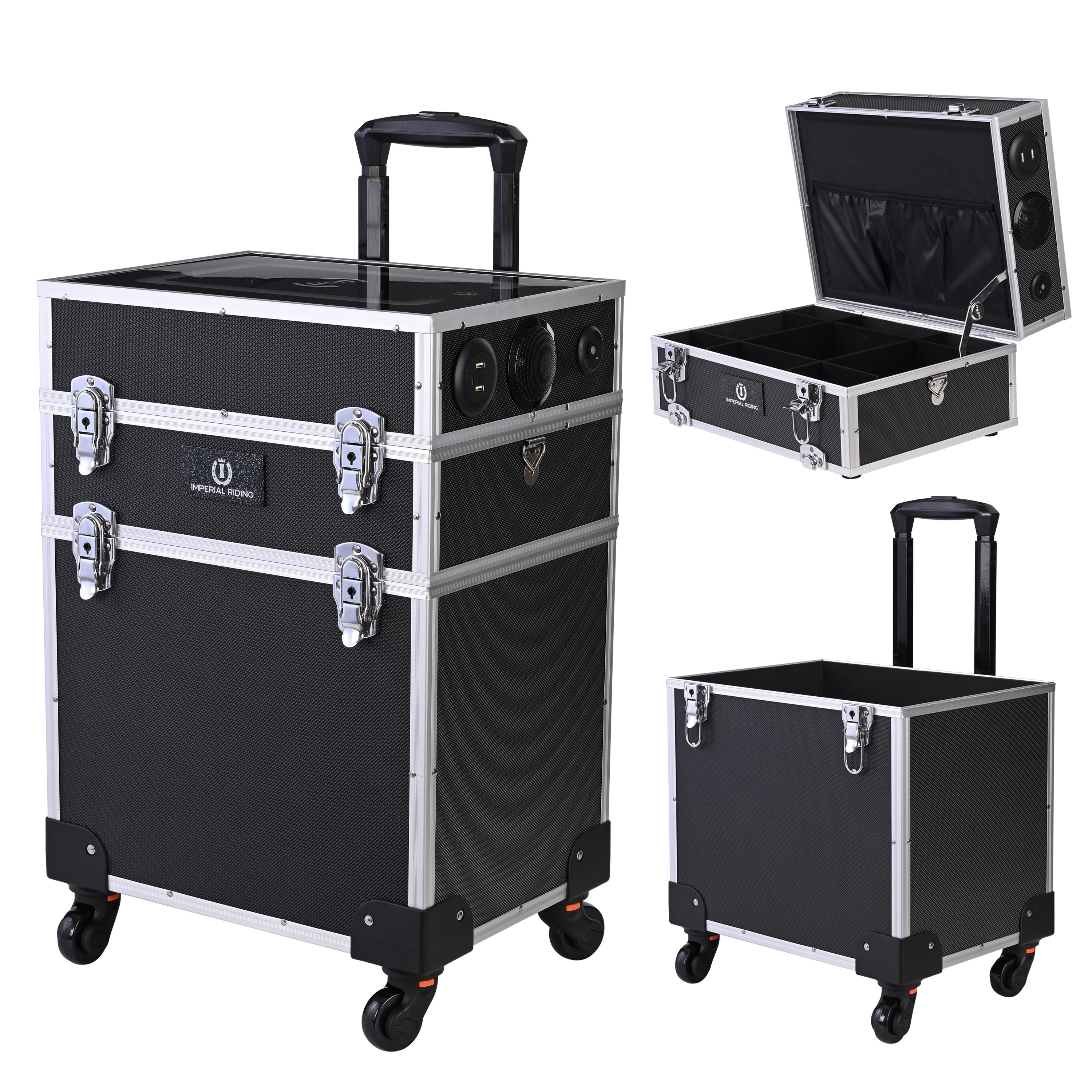 Imperial Riding Grooming box Disco - Black